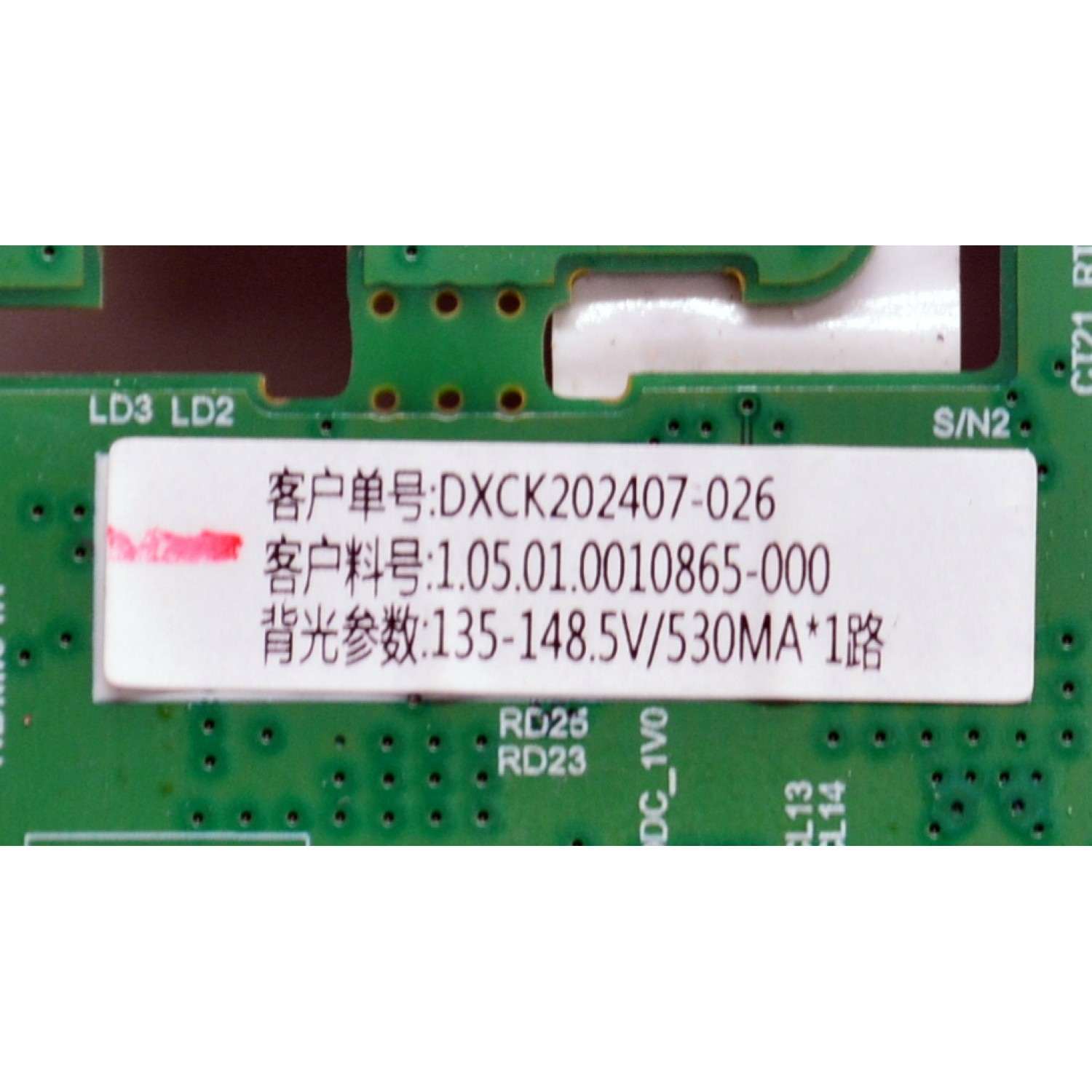 MAIN FUENTE COMBO ORIGINAL PARA TV SCEPTRE 4K UHD TV / NUMERO DE PARTE  DXCK202407 / TP.MS3683.PC821 / DXCK202407-026 / HF500QUB-F20 / 1.05.01.0010865-000 / A24070912 / PANEL MDHF500QUB-F20 / DISPLAY HF500QUB-F20 / MODELO U515CV-UMRD - Imagen 2