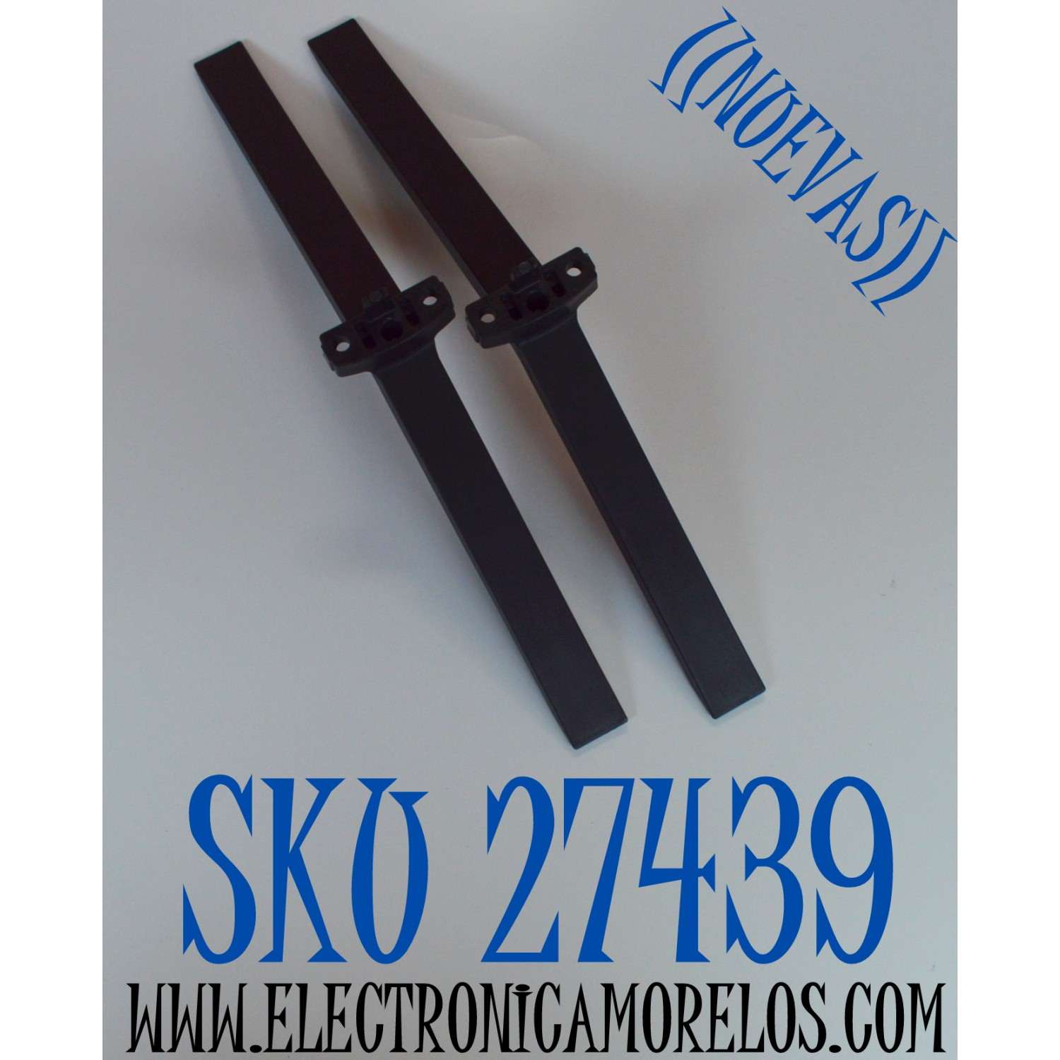 KIT DE BASES ORIGINAL NUEVAS PARA TV LG 2 PIEZAS / NUMERO DE PARTE MEZ69071701 / MEZ69071708 / MEZ69071701(REV01) / MEZ69071708(REV00) / MAM660025 / MODELO 70UQ7590PUB / 75UQ7070ZUD / 75UQ7590PUB / 86UQ7590PUD