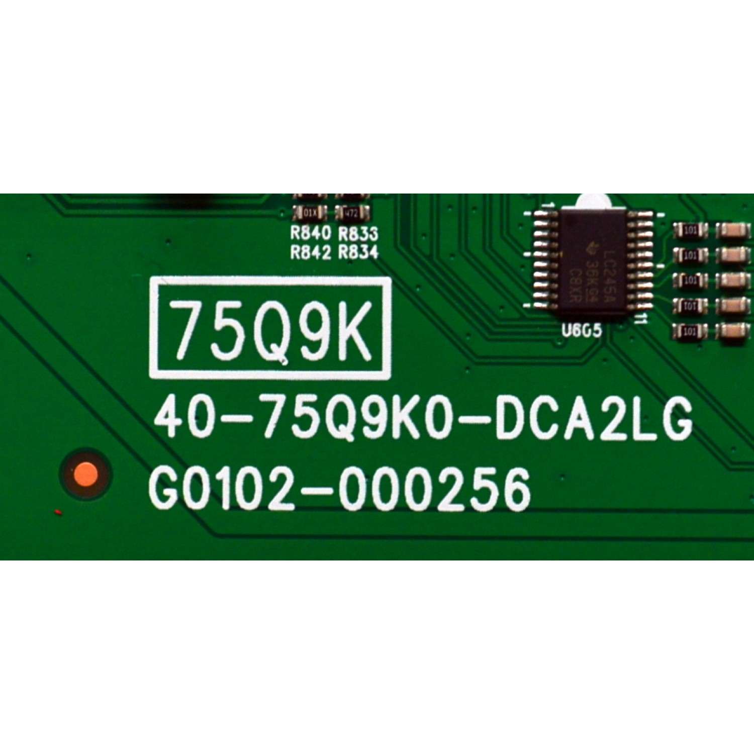 LED DRIVER ORIGINAL PARA TV TCL / NUMERO DE PARTE G0311-000222 / 40-75Q9K0-DCA2LG / G0102-000256 / 75Q9K / V8-M75Q9K0-LC / DISPLAY ST7461D05-3 VER.2.1 / MODELO 75QM751G - Imagen 2