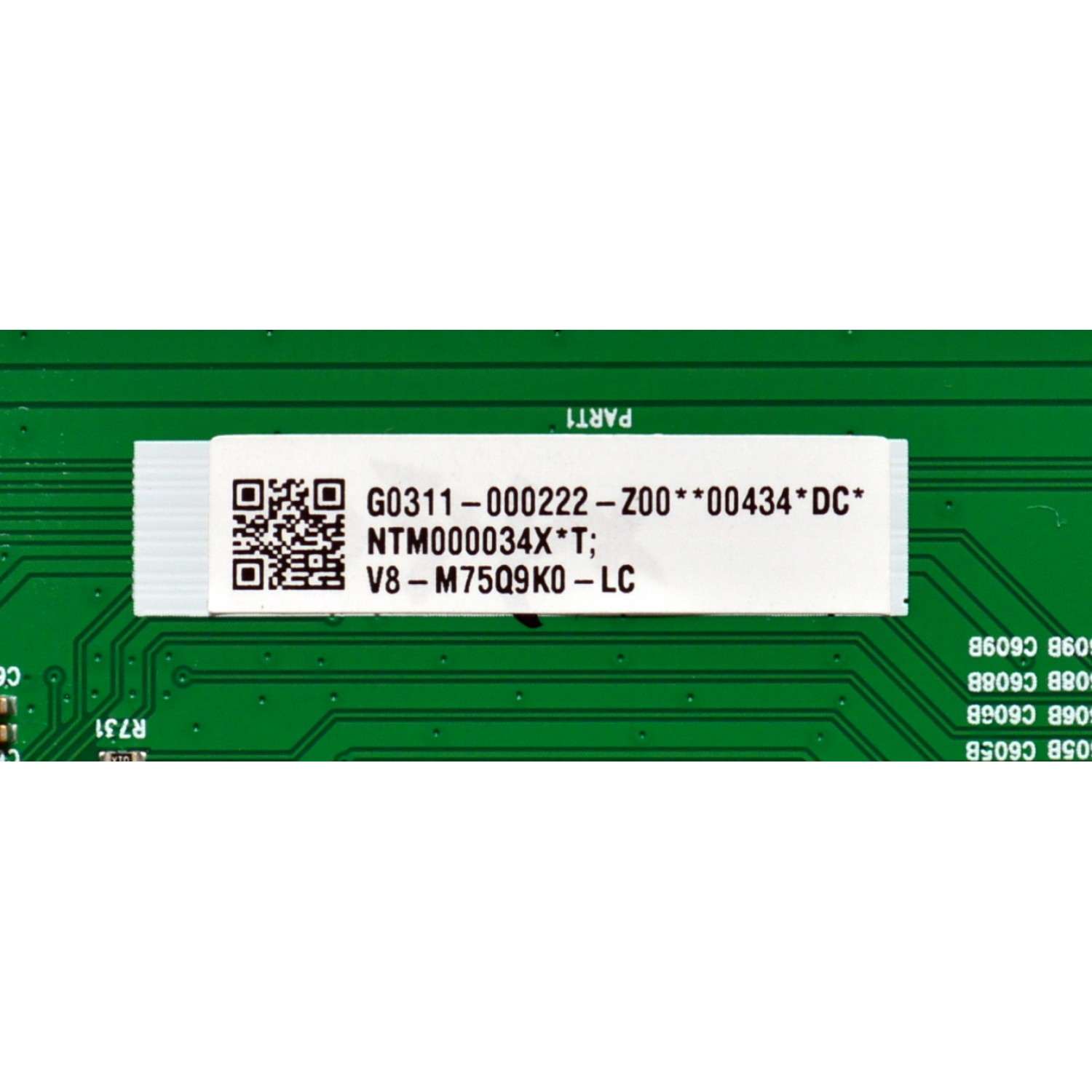 LED DRIVER ORIGINAL PARA TV TCL / NUMERO DE PARTE G0311-000222 / 40-75Q9K0-DCA2LG / G0102-000256 / 75Q9K / V8-M75Q9K0-LC / DISPLAY ST7461D05-3 VER.2.1 / MODELO 75QM751G - Imagen 3