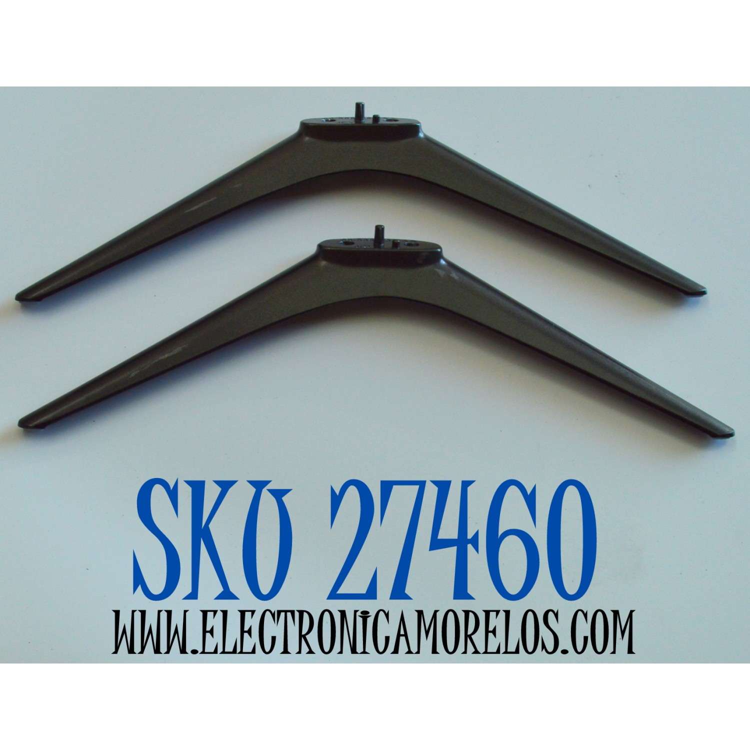 KIT DE BASES ORIGINAL PARA TV KALLEY 2 PIEZAS / NUMERO DE PARTE 68-598910-4AA / JCY / MODELO K-ATV58UHD