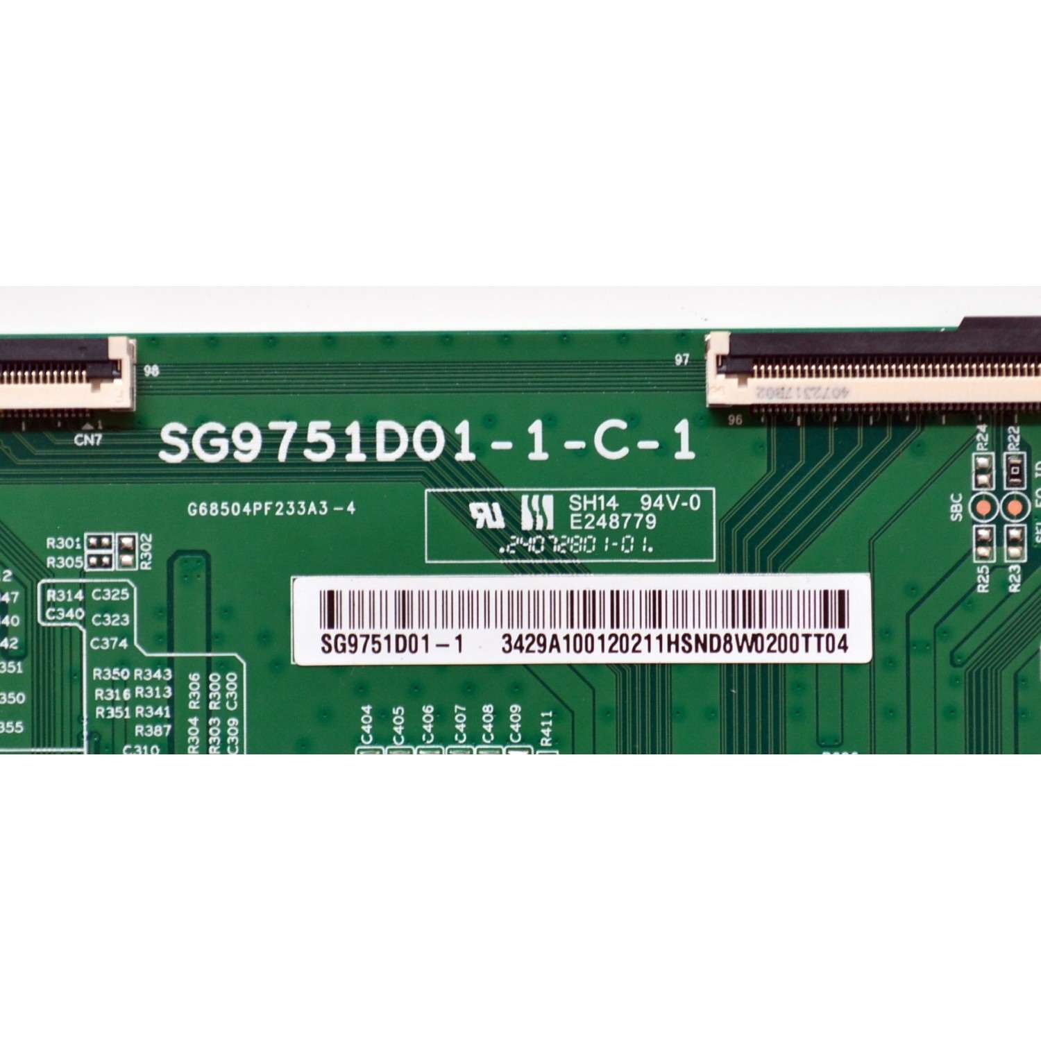 T-CON ORIGINAL PARA TV ONN / NUMERO DE PARTE 3429A10012 / SG9751D01-1-C-1 / G68504PF233A3-4 / SG9751D01-1 / 3429A100120211 / PANEL K980WDK41 / DISPLAY SG9751D01-1 VER.2.1 / BOARD SG9751D01-1-XRR-1 / SG9751D01-1-XRL-1 / MODELO 100146865 98" - Imagen 2