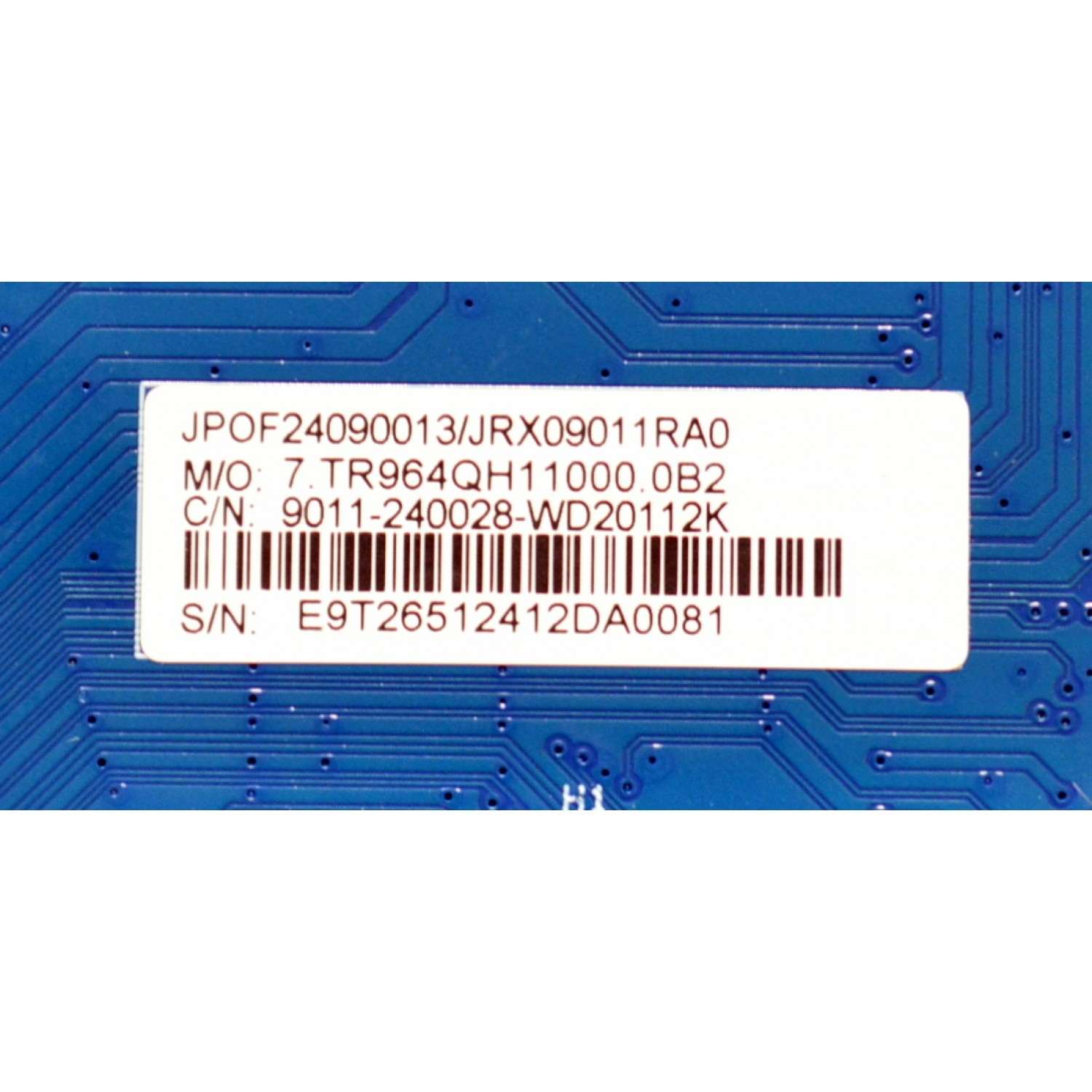 MAIN ORIGINAL PARA TV ONN 4K UHD ROKU TV / NUMERO DE PARTE 9011-240028-WD20112K / CVR964_QH / 7.TR964QH11000.0B2 / JRX09011RA0 / 24C0700656 / JPOF24090013 / PANEL K750WDJ1 / DISPLAY HV750QUB-F91 / MODELO ONR75J1U-MX - Imagen 4