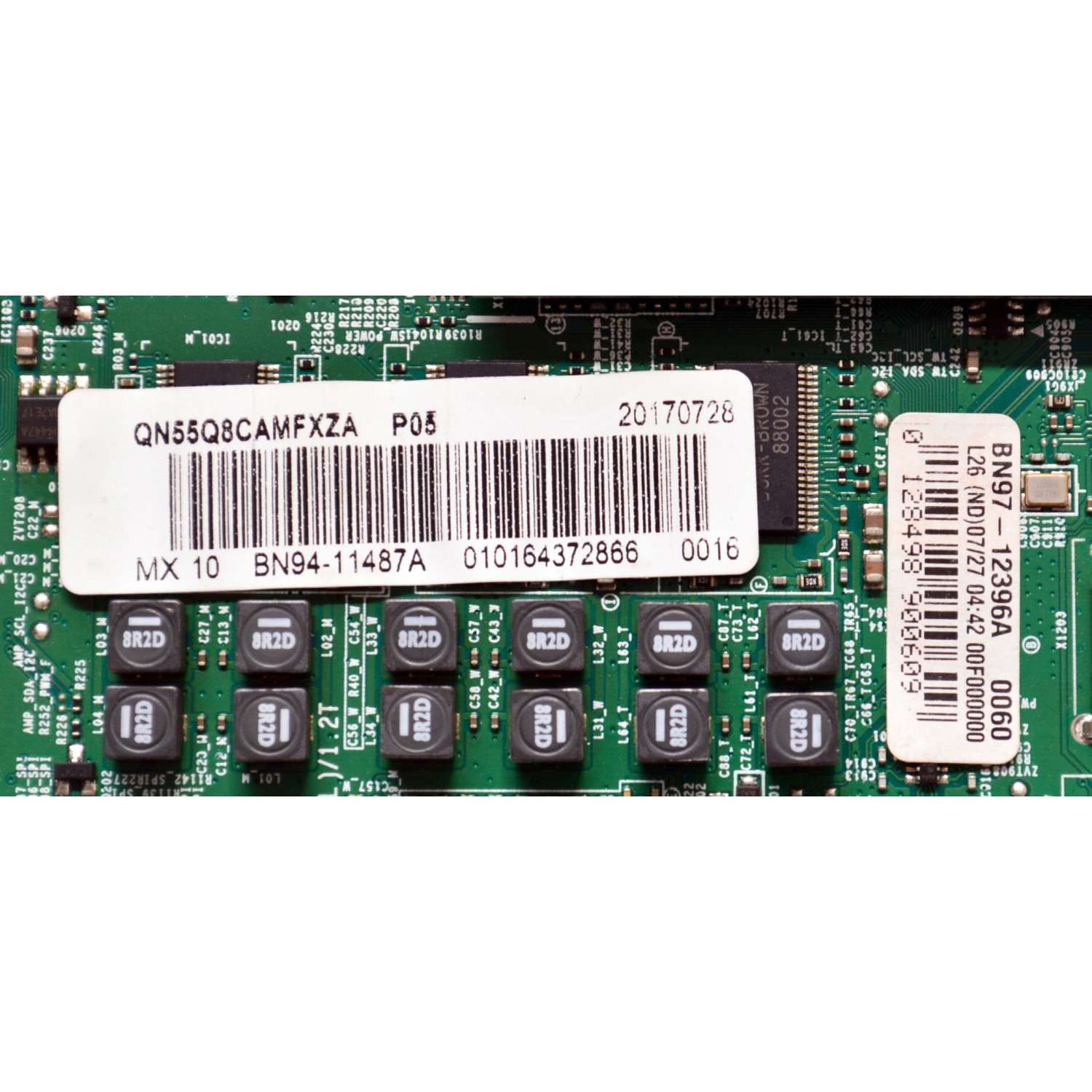 MAIN ORIGINAL PARA TV SAMSUNG / NUMERO DE PARTE BN94-11487A / BN41-02572A / BN41-02572 / BN97-12396A / BN9411487A / PANEL CY-XM055FLLV3H / DISPLAY LSF550FF02-M02 / BN96-42068A / MODELO QN55Q8CAMFXZA / QN55Q8CAMFXZA FA02 - Imagen 2