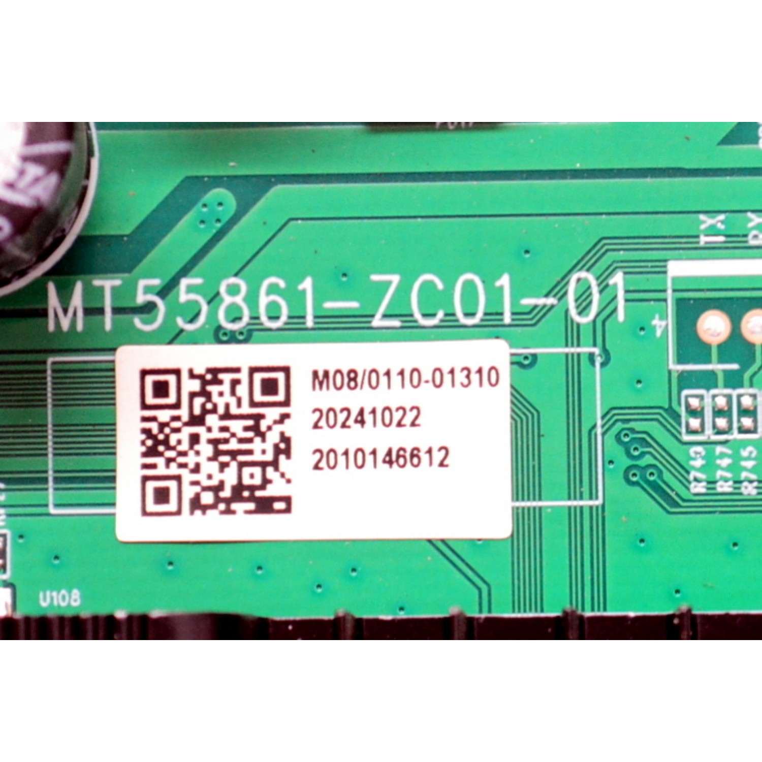 MAIN FUENTE COMBO ORIGINAL PARA TV VIZIO 4K UHD HDR SMARTCAST / NUMERO DE PARTE MT55861-ZC01-01 / 515C55861M08 / E022M764-C3 / M08/0110-01310 / 2010146612 / DISPLAY ST4951D01-1 / MODELO V4K50M-0810 / V4K50M-0810 LMC1T8MA - Imagen 4