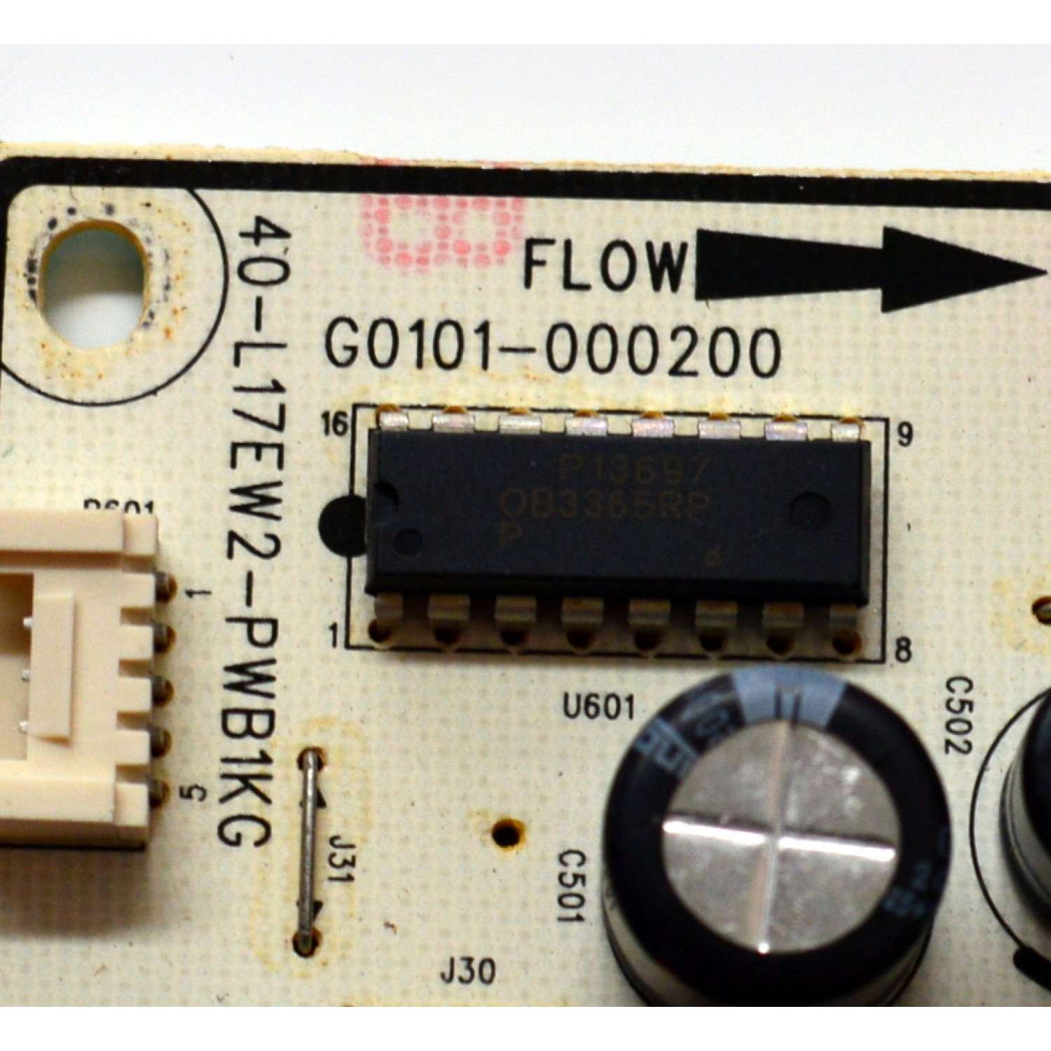 FUENTE DE PODER ORIGINAL PARA TV TCL / NUMERO DE PARTE 30805-000458 / G0101-000200 / 40-L17EW2-PWB1KG / 20373581 / PANEL LVU650NDAL / DISPLAY ST6451D06-3 VER.2.1 / MODELO 65S41BR / 65S451 - Imagen 3