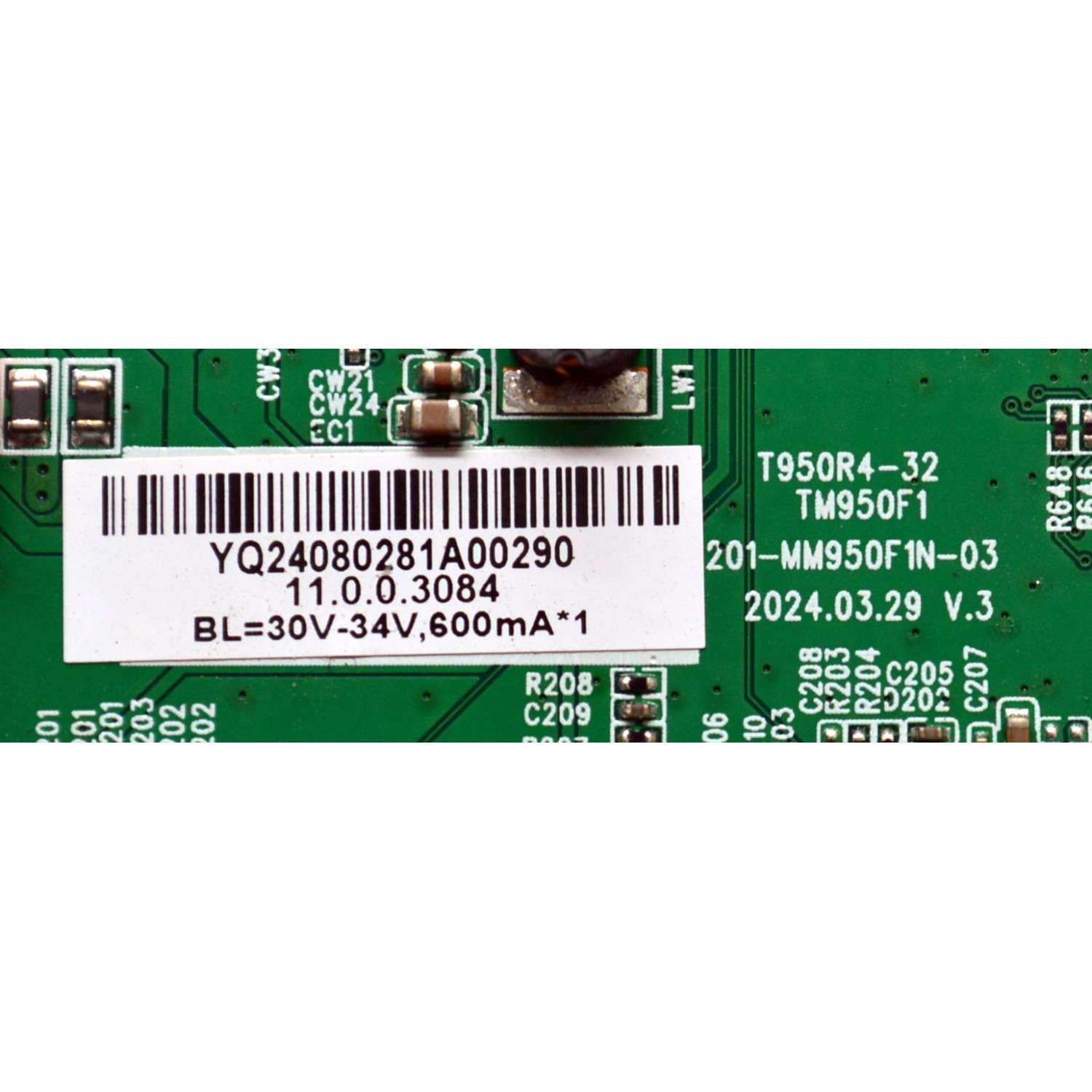 MAIN FUENTE COMBO ORIGINAL PARA TV PHILIPS / NUMERO DE PARTE 02-6AM95RA32-T02T / T950R4-32 / TM950F1 / 201-MM950F1N-03 / 6AM95RA4ATAT / PANEL LVF320CSDX E1396 / DISPLAY ST3151B07-1 VER.2.1 / MODELO 32PFL6573/F7 - Imagen 4