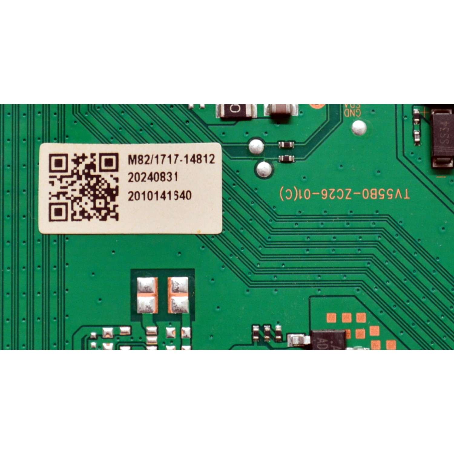 T-CON ORIGINAL PARA TV ONN / NUMERO DE PARTE 513C55B0M82 / TV55B0-ZC26-01(C) / E022M768-A1 / E168066 / 303C55B0233 / M82/1717-14812 / 2010141540 / DISPLAY V850DJ2-Q01 / MODELO 100150805 85" - Imagen 3