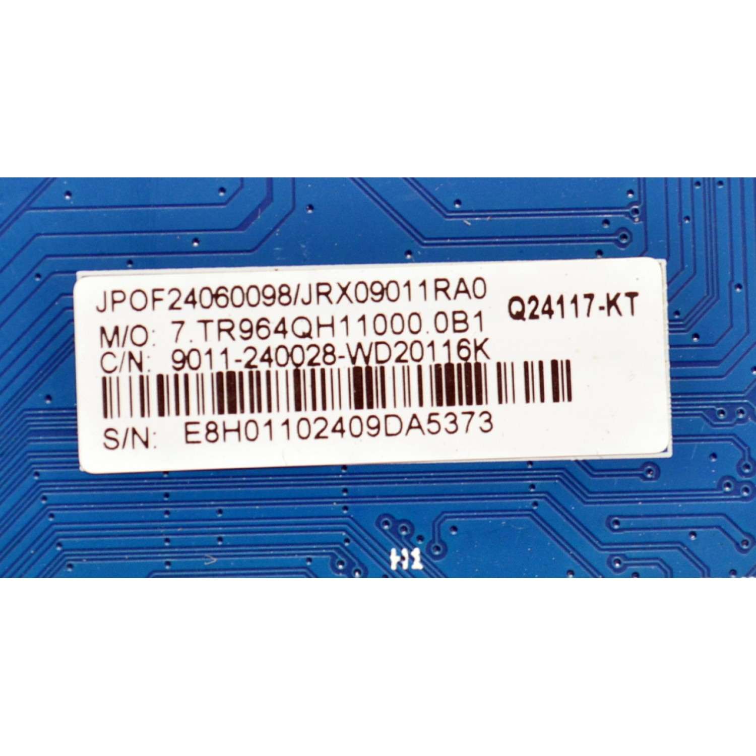 MAIN ORIGINAL PARA TV ONN ROKU 4K UHD HDR / NUMERO DE PARTE 9011-240028-WD20116K / CVR964_QH / Q24117-KT / 7.TR964QH11000.0B1 / JRX09011RA0 / JPOF24060098 / PANEL K500WDGF / DISPLAY ST4951D02-1 VER.2.1 / MODELO 100012585 50" - Imagen 4