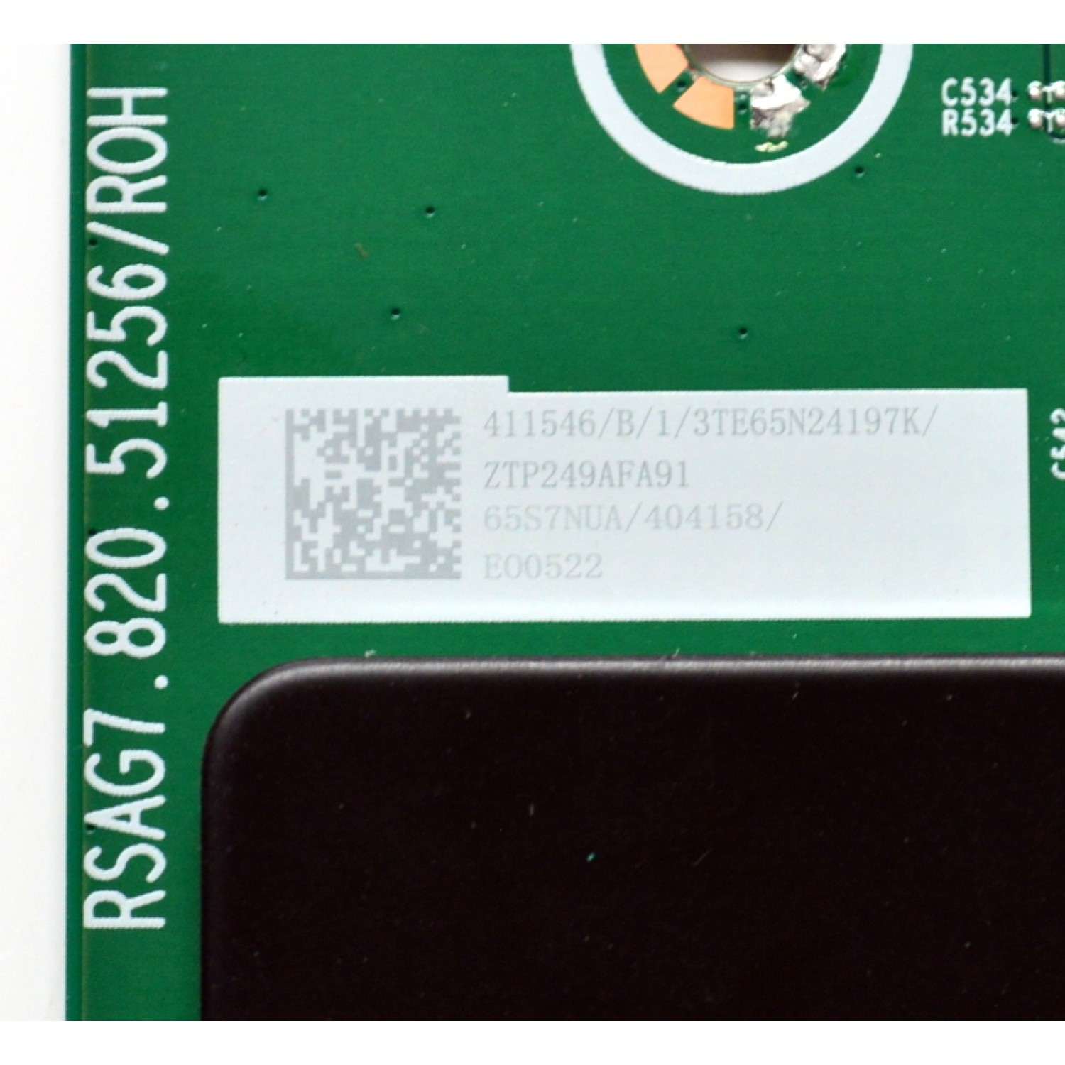 MAIN ORIGINAL PARA TV HISENSE 4K UHD HDR GOOGLE TV / NUMERO DE PARTE 411546 / RSAG7.820.51256/ROH / 404158 / 65S7NUA / N24197KU / PANEL HE650X3U61-T0L1 / DISPLAY PT650GT02-7 VER.1.0 / BOARD PT650GT02-3-XR2-3 / PT650GT02-3-XR1-3 / MODELO 65S75N - Imagen 3