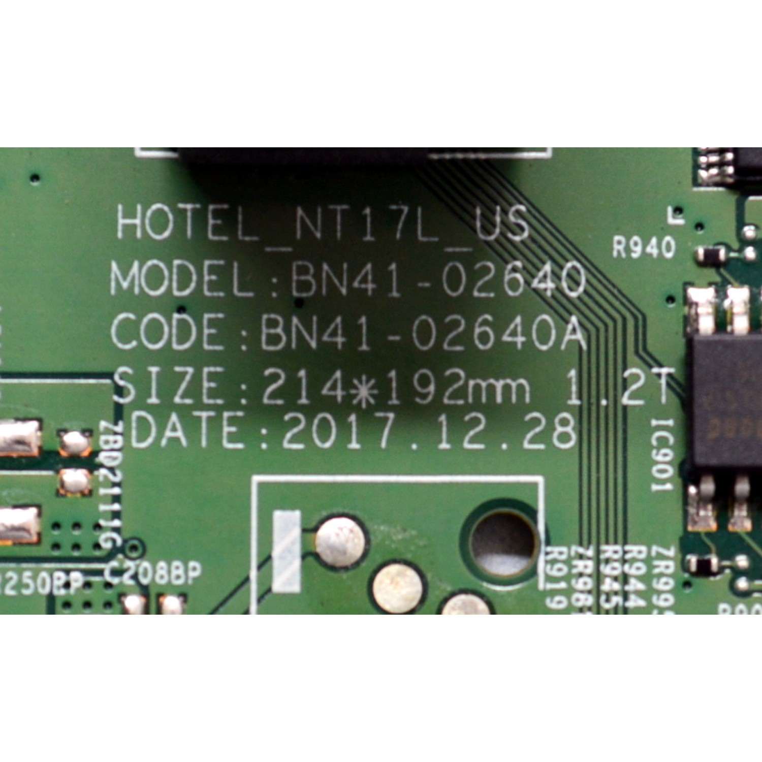 MAIN ORIGINAL PARA TV SAMSUNG FULL HD / NUMERO DE PARTE BN94-12919J / BN41-02640A / BN41-02640 / BN97-14087J / BN9412919J / PANEL CY-JN040BGNV4H / DISPLAY V400HJ6-PE1 CA / BN96-33321D / MODELO HG40NJ470MFXZA / HG40NJ470MFXZA DA01 - Imagen 5