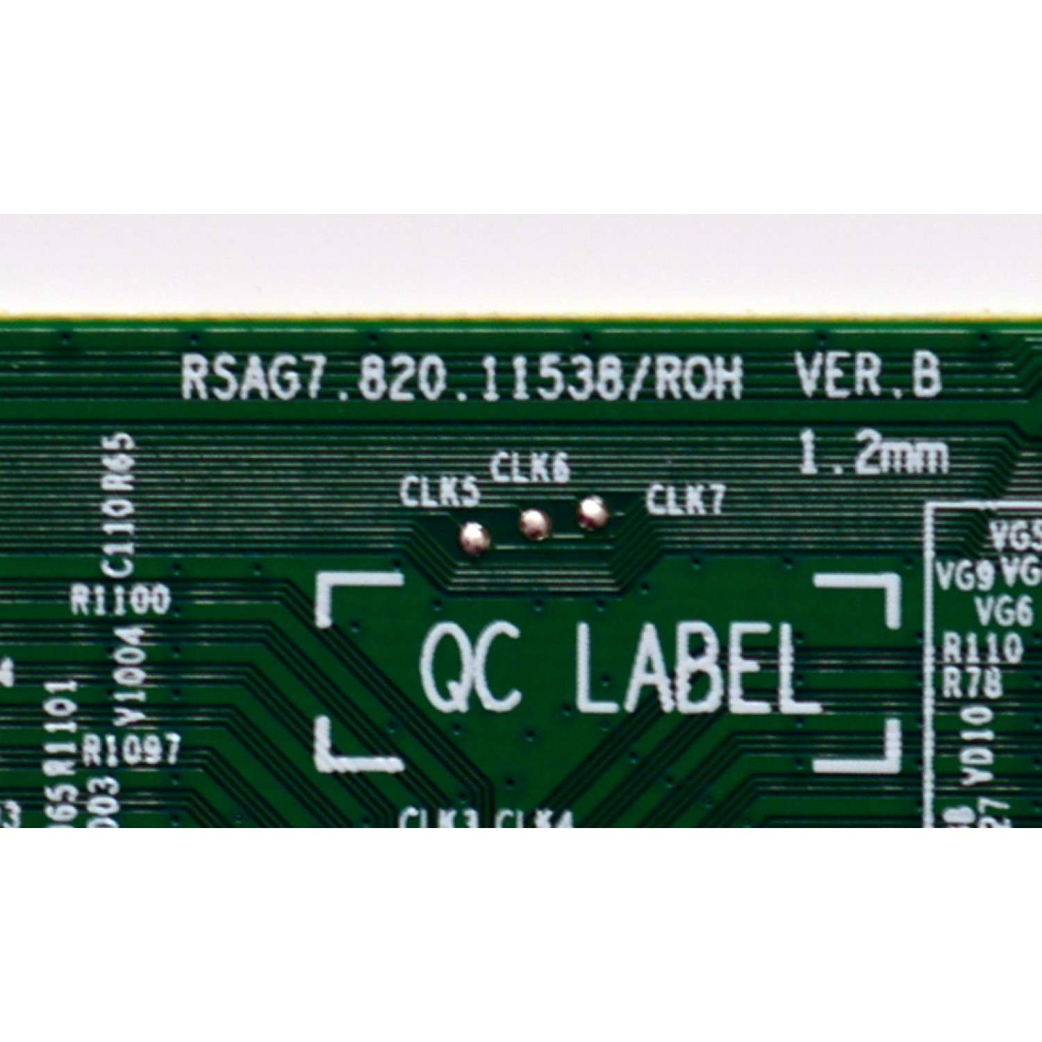 T-CON ORIGINAL PARA TV HISENSE / NUMERO DE PARTE 356698 / RSAG7.820.11538/ROH VER.B / 343804 / TCTG245G7B9C / H41802PNS86A1 / PANEL HD650H1U73-T0L1B6\R / DISPLAY HV650QUB-F72 REV.2.0 / MODELO 65A6N / 65R6E4 / 65A65NV / 65A6NV - Imagen 2