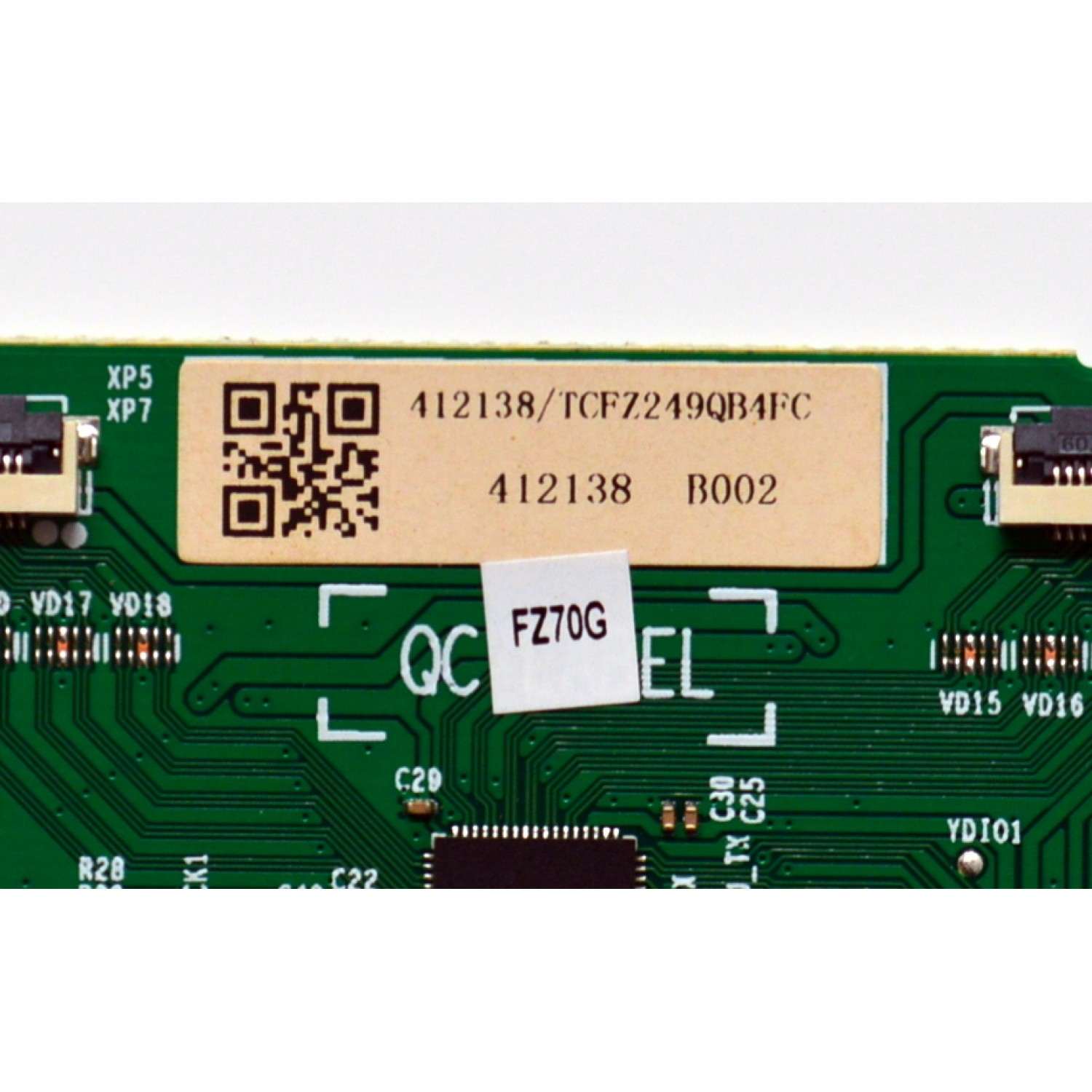 T-CON ORIGINAL PARA TV HISENSE / NUMERO DE PARTE 412138 / RSAG7.820.11100\ROH / H41802NV36A2 / TCFZ249QB4FC / FZ70G / PANEL HD650H1U51-TALB6\ROH / DISPLAY T650QVN07.5 / BOARD 65T55 S1M XL2 / 65T55 S1N XL1 / 65T55 S1K XR2 / 65T55 S1L XR1 / MODELO 65QD65NF - Imagen 4
