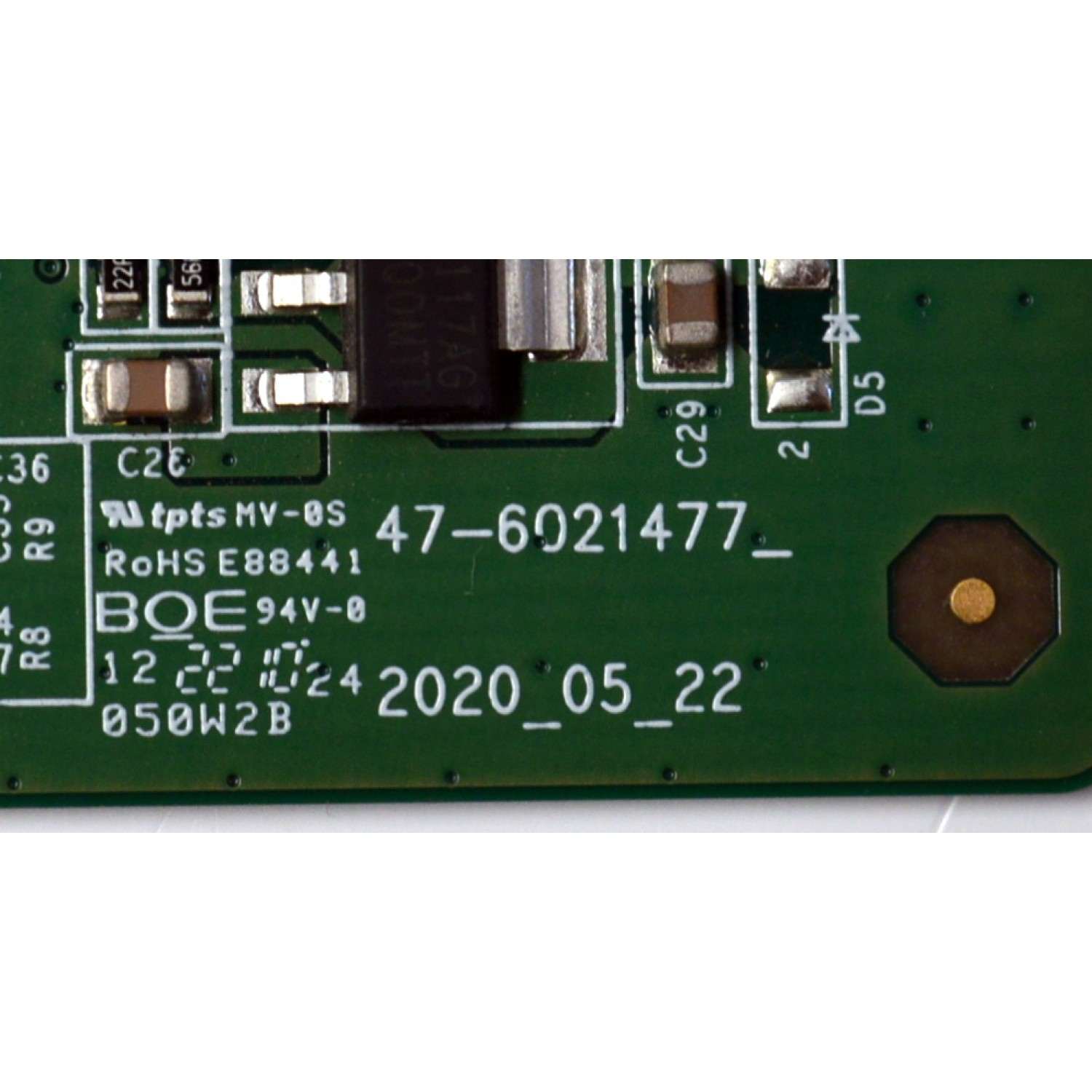 T-CON ORIGINAL PARA TV PHILIPS / NUMERO DE PARTE 44-9771766F / 47-6021477 / HV430QUBF70 / XT5A24M4927 / PANEL BOEI430WQ1 / DISPLAY HV430QUB-F70 / MODELO 43PFL5766/F7 / 43PFL5766/F7 E - Imagen 2