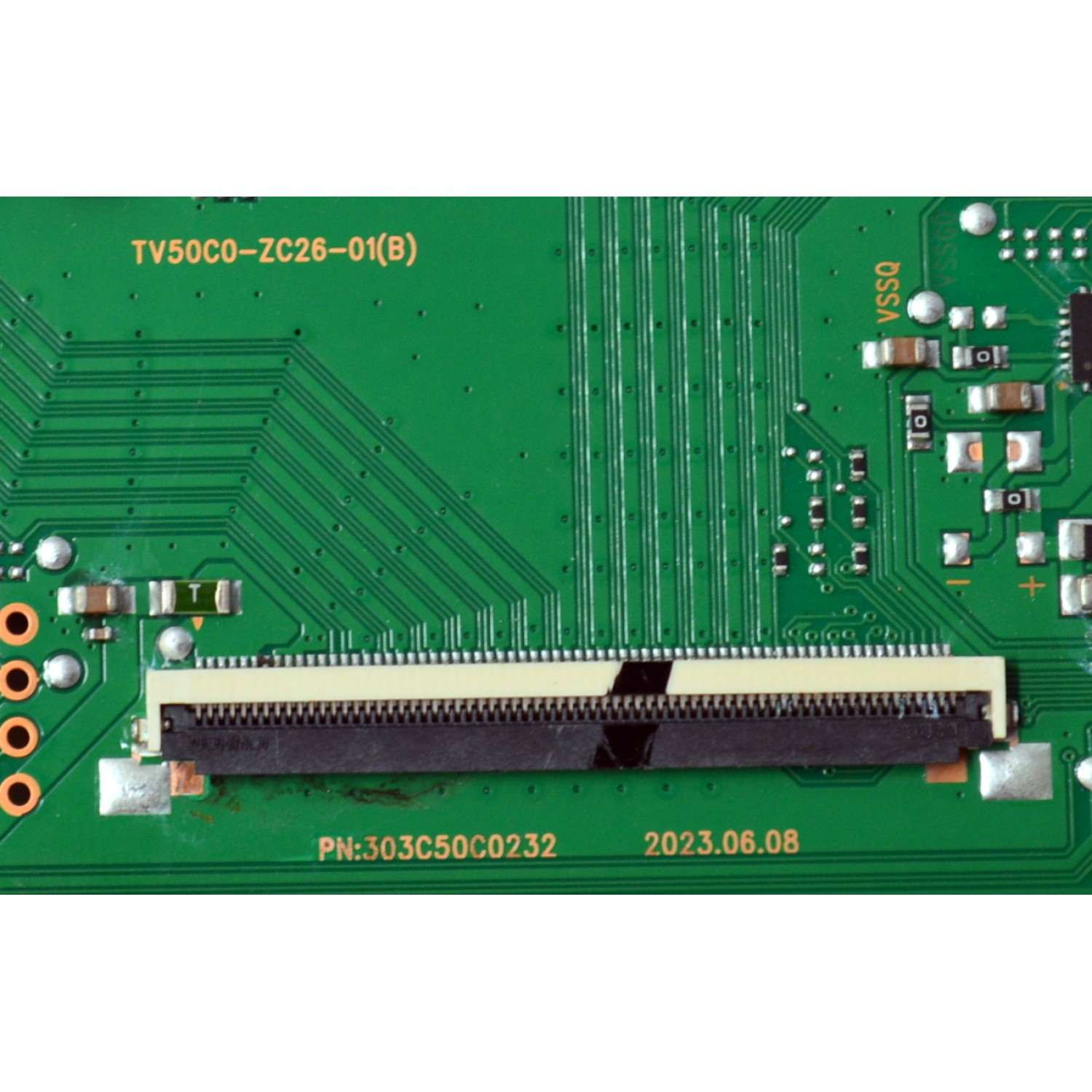 T-CON ORIGINAL PARA TV ONN / NUMERO DE PARTE 513C50C0M11 / TV50C0-ZC26-01(B) / 303C50C0232 / M11/1543-01124 / 2130005303 / PANEL V500DJ7-QE1 (D6) / DISPLAY V500DJ7-QE1 REV.D6 / MODELO 100012585 50" - Imagen 2