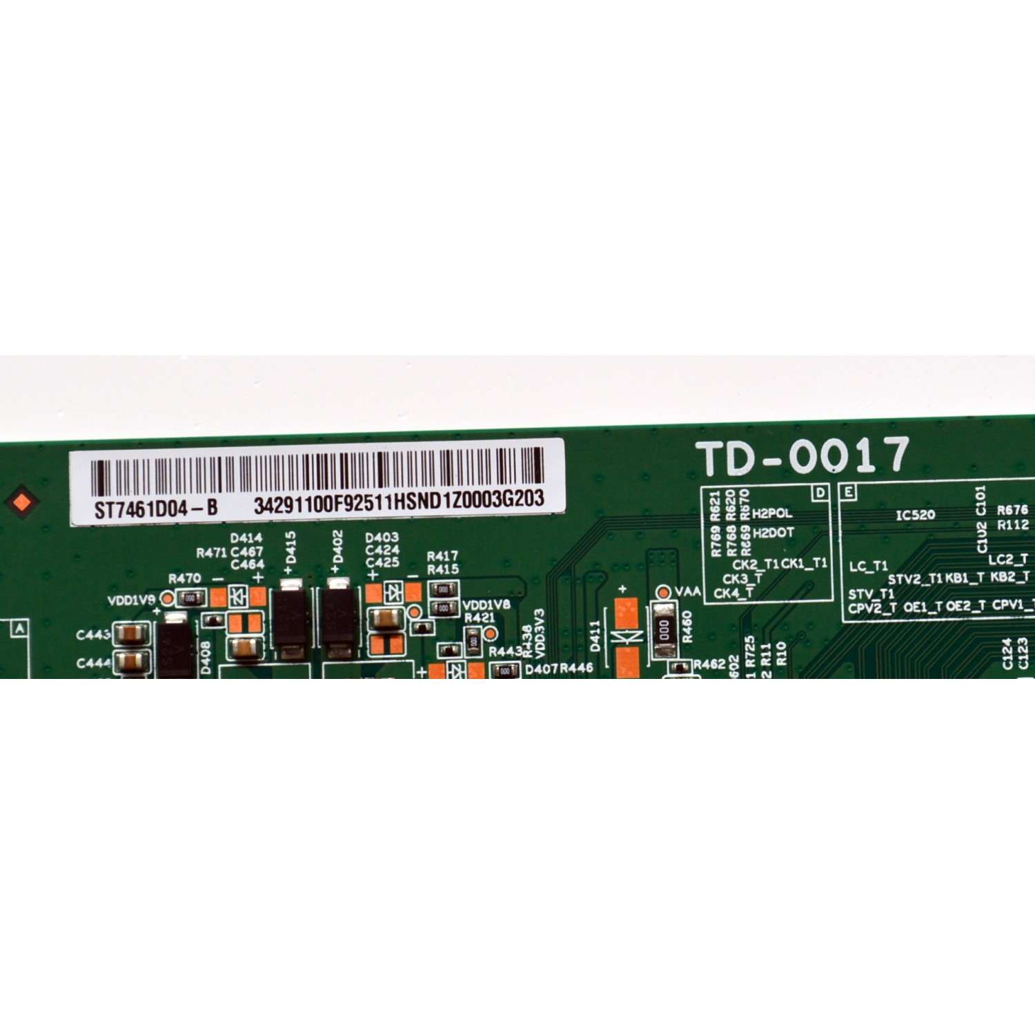 T-CON ORIGINAL PARA TV SONY / NUMERO DE PARTE 34291100F925 / TD-0017 / ST7461D04-B / 34291100F92511HSND / PANEL YDEO075MNS11 / DISPLAY ST7461D04-B V2.1 / BOARD ST7461D04-6-XR-1 / ST7461D04-6-XL-2 / ST7461D04-6-XM-1 / MODELO K-75XR70C / K75XR70C - Imagen 2