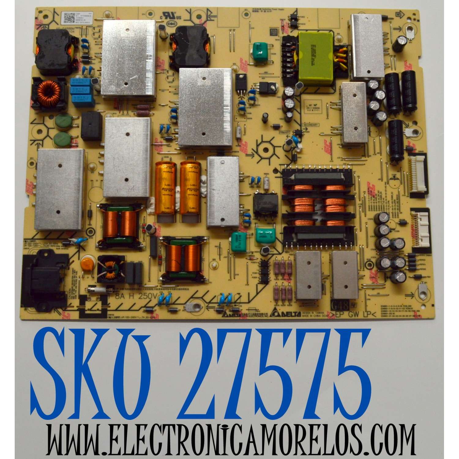 FUENTE DE PODER ORIGINAL PARA TV SONY BRAVIA / NUMERO DE PARTE 101999821 / AP-P488BM / 2955092104 / AP-P488BM B / 00008722-00 / PANEL YDEM065UNG11 / MODELO K-65XR80C / K65XR80C
