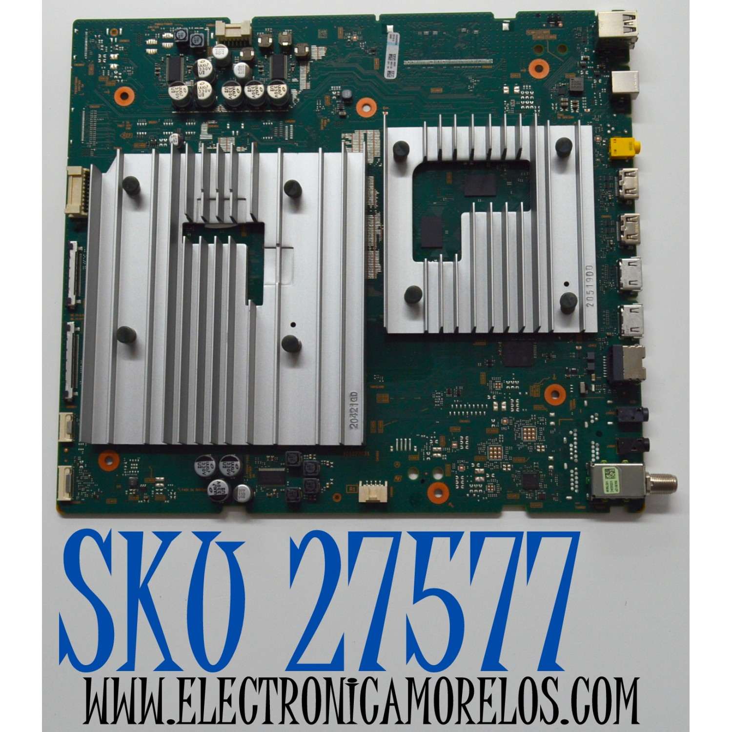 MAIN ORIGINAL PARA TV SONY BRAVIA 4K UHD HDR / NUMERO DE PARTE A5042803A 000 / 101227031 / A-5042-803-A 000 / PANEL YDCM065UNG11 / MODELO XR-65A80CK / XR65A80CK