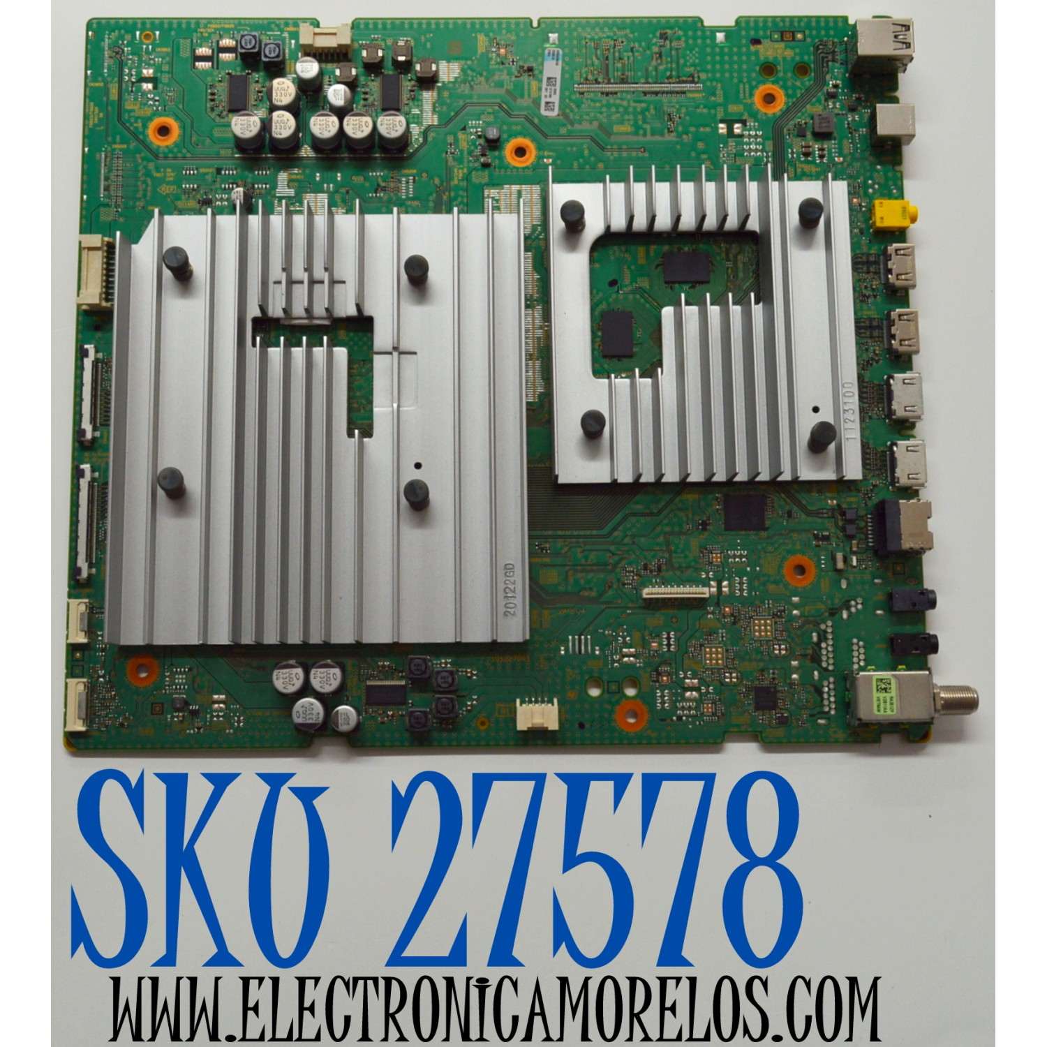 MAIN ORIGINAL PARA TV SONY BRAVIA 4K UHD HDR / NUMERO DE PARTE A5042803A 000 / 101227041 / A-5042-803-A 000 / PANEL YDCM055UNG01 / MODELO XR-55A80CK / XR55A80CK
