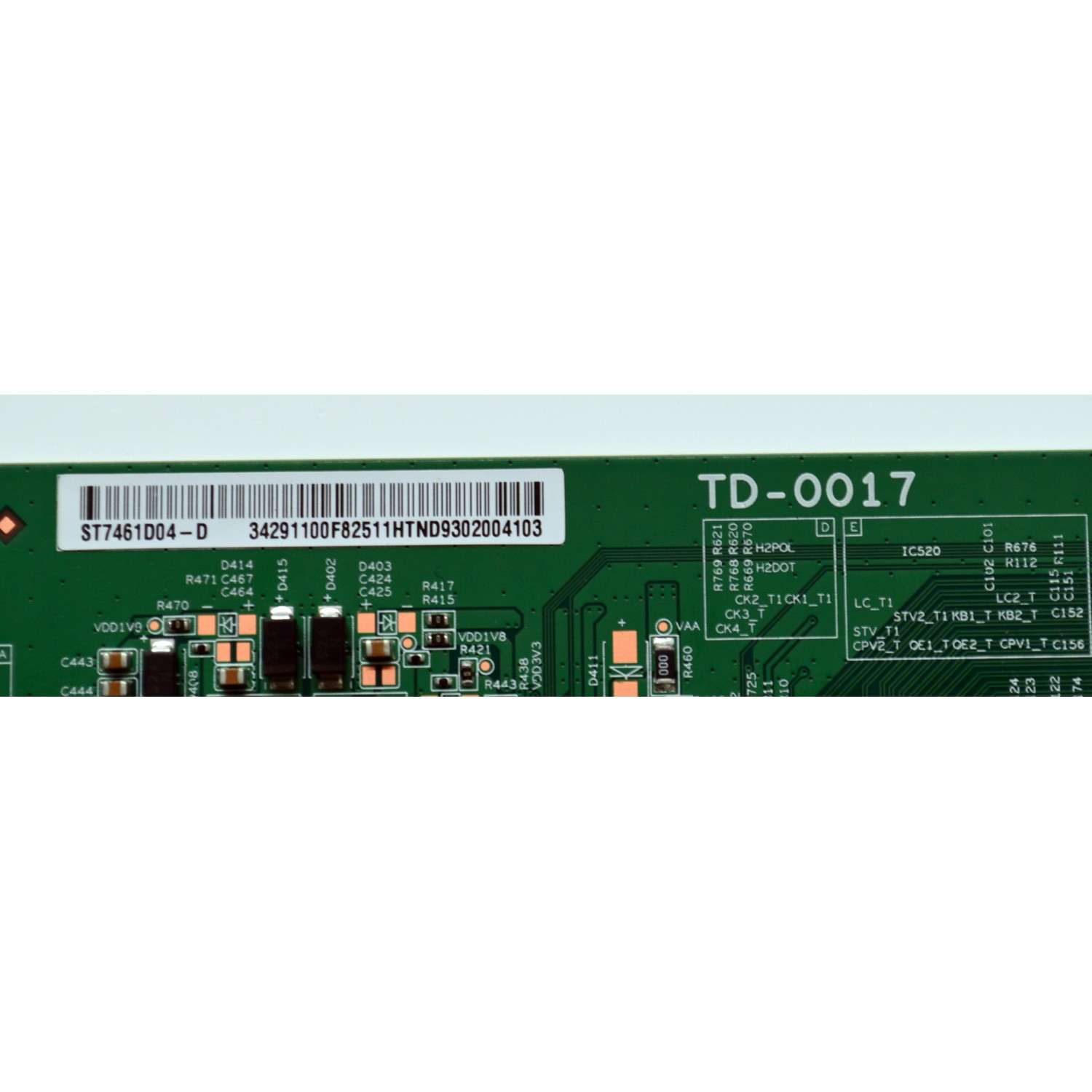 T-CON ORIGINAL PARA TV SONY / NUMERO DE PARTE 34291100F825 / TD-0017 / ST7461D04-D / 34291100F82511HTND / PANEL YDEO075MDS02 / DISPLAY ST7461D04-D V2.1 / BOARD ST7461D04-6-XR-1 / ST7461D04-6-XL-1 / ST7461D04-6-XM-1 / MODELO K-75XR90C / K75XR90C - Imagen 2