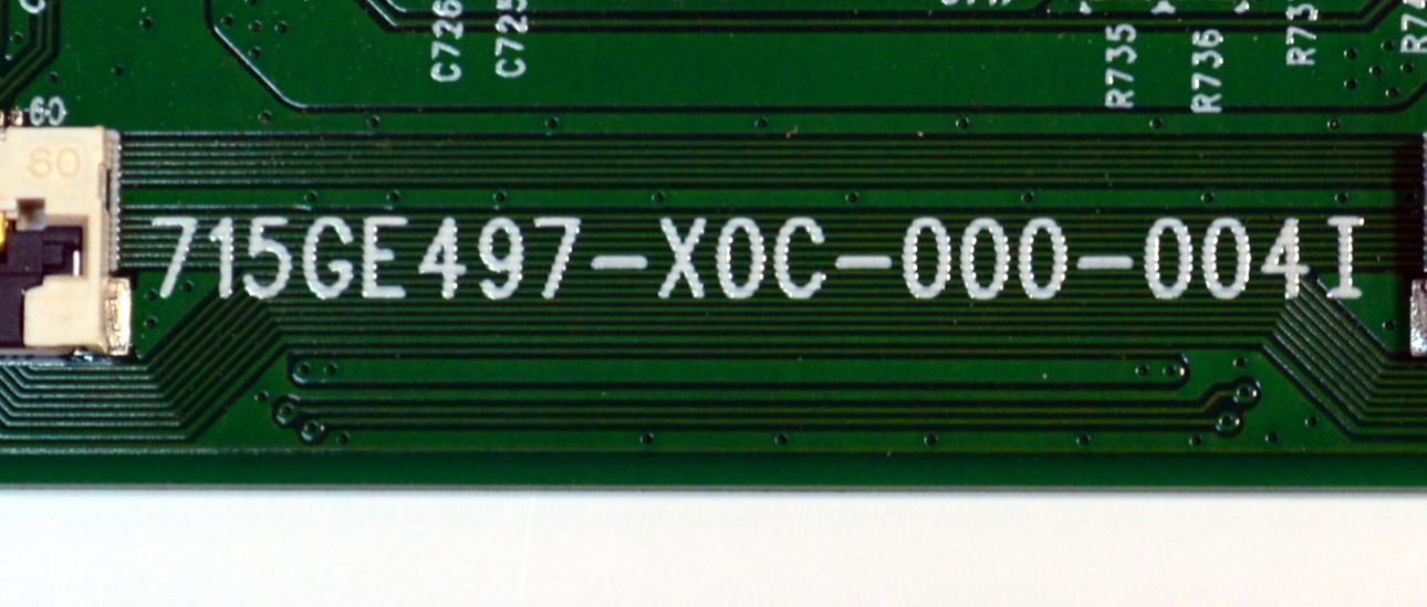T-CON ORIGINAL PARA TV VIZIO / NUMERO DE PARTE TCPFNBA5 / 715GE497-X0C-000-004I / (X)TCPFNBA5 / TTCPFNBA5 / 6854014 T / PANEL TPT550WR-QVN10.U REV:SBB0M / DISPLAY T550QVN10.B / MODELO V4K55C-0801 / V4K55C-0801 LTCWV2HA - Imagen 3