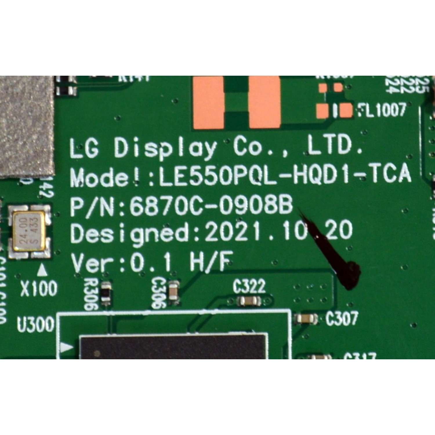 T-CON ORIGINAL PARA TV PHILIPS / NUMERO DE PARTE 6871L-6894J / 6870C-0908B / LE550PQL-HQD1-TCA / LE650PQL (HS)(A2) / 6894J / PANEL RAE650WY (LW0-004) REV.00 / MODELO 65OLED974/F7 / OLED65B4AUA - Imagen 4