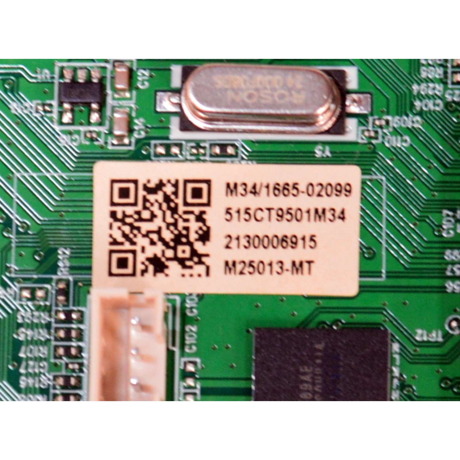 MAIN FUENTE COMBO ORIGINAL PARA TV ONN ROKU FHD / NUMERO DE PARTE 515CT9501M34 / AMT9501-ZC01-01 / M34/1695-02099 / 2130006915 / M25013-MT / PANEL V400HJ9-PE1 (4) / DISPLAY V400HJ9-PE1 REV.C4 / MODELO 100058007 40" - Imagen 4