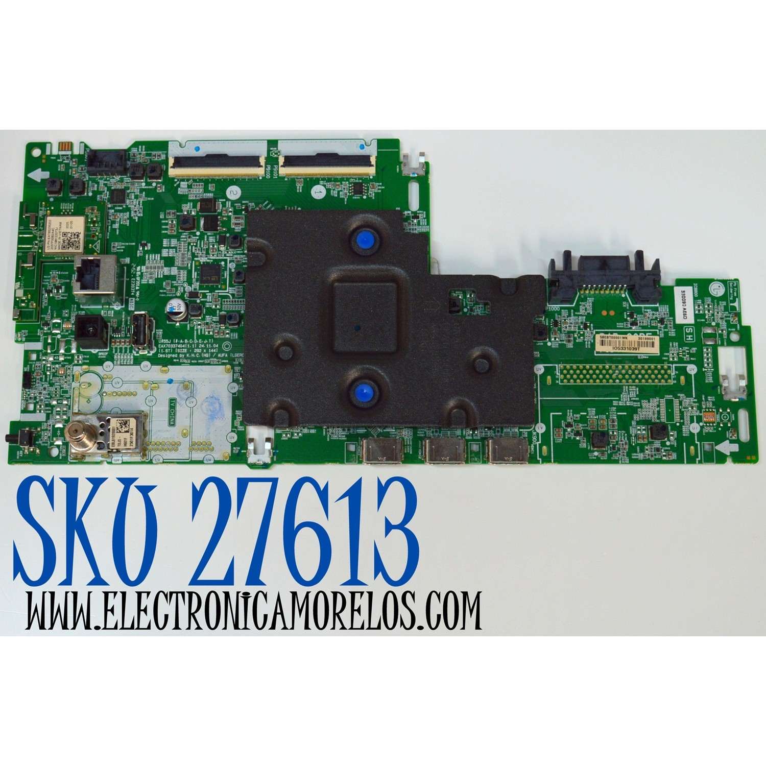 MAIN ORIGINAL PARA TV LG 4K UHD HDR SMART TV / NUMERO DE PARTE 30199001 / EAX70337404 / EAX70337404(1.1) / 330090AE6D / PANEL HC430DQG-ABLA1-9145 / DISPLAY HV430QUB-F7F / MODELO 43UA7500ZUA / 43UA7500ZUA.AUSFLJD