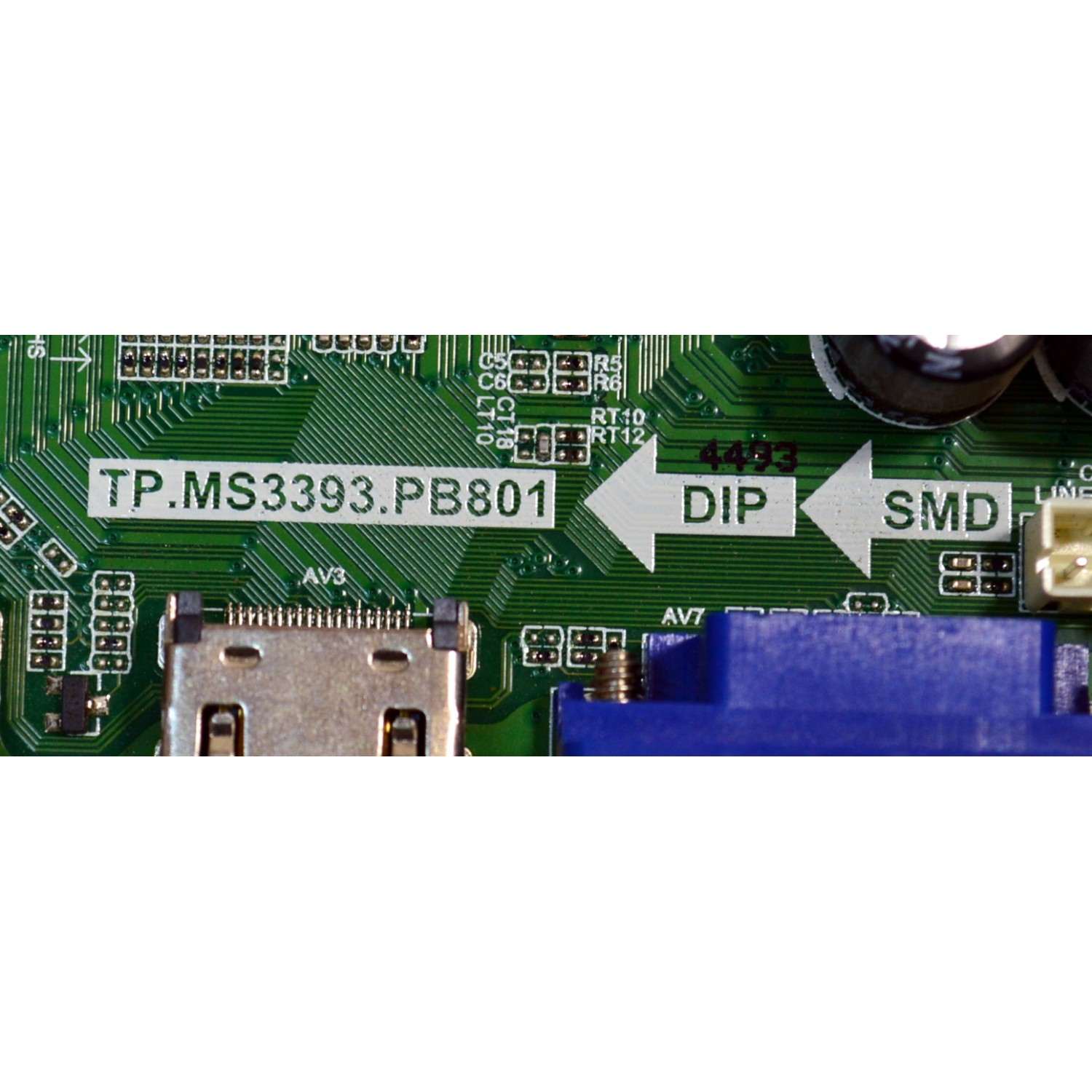 MAIN FUENTE COMBO ORIGINAL PARA TV AVERA / NUMERO DE PARTE L16084493 / TP-MS3393.PB801 / ST3151A04-8 / ST1608AV32AER10N / L16084493-0A02449 / DISPLAY ST3151A04-8 / MODELO 32AER10N - Imagen 4