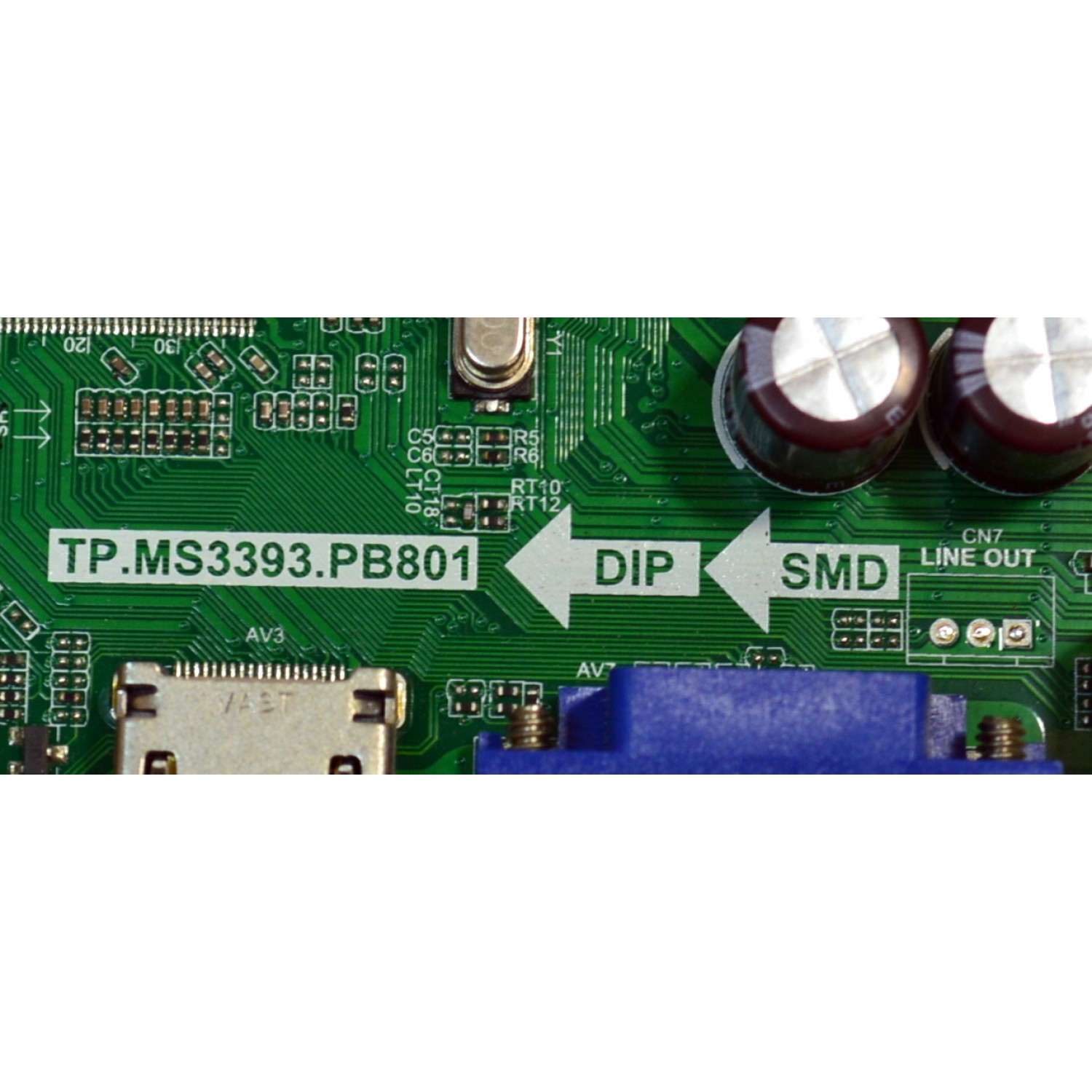 MAIN FUENTE COMBO ORIGINAL PARA TV RCA / NUMERO DE PARTE K15082836 / TP.MS3393.PB801 / LK315T3HB87 / AE0010345 / GE0010345-A1 / K15082836-0A12871 / PANEL LK315T3HB87-12V / MODELO LED32G30RQ / LED32G30RQ 5516-LE32G30-A1 - Imagen 3