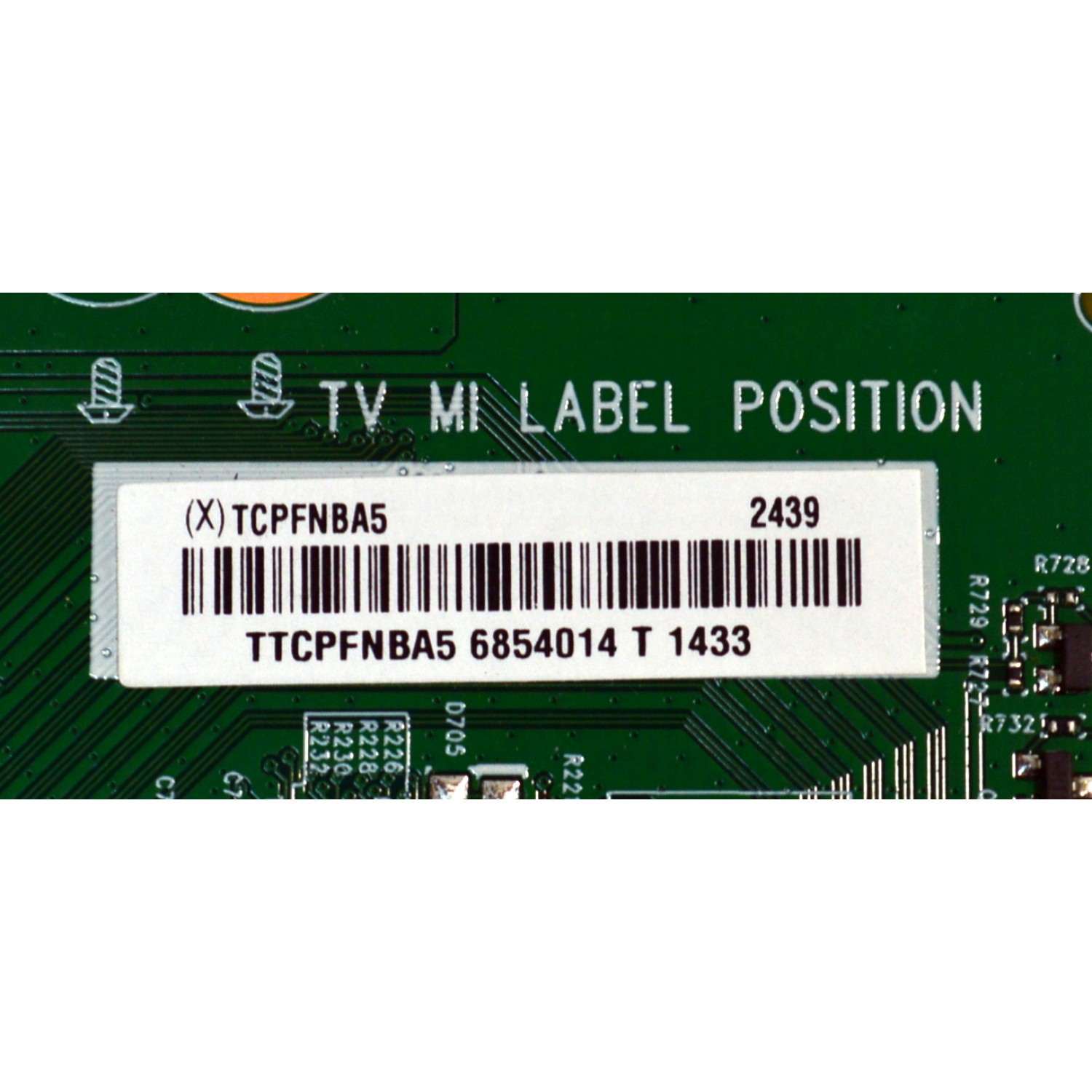 T-CON ORIGINAL PARA TV VIZIO / NUMERO DE PARTE TCPFNBA5 / 715GE497-X0C-000-004I / (X)TCPFNBA5 / TTCPFNBA5 / 6854014 T / PANEL TPT550WR-QVN10.U REV:SBB0M / DISPLAY T550QVN10.B / MODELO V4K55C-0801 / V4K55C-0801 LTCWV2HA - Imagen 2