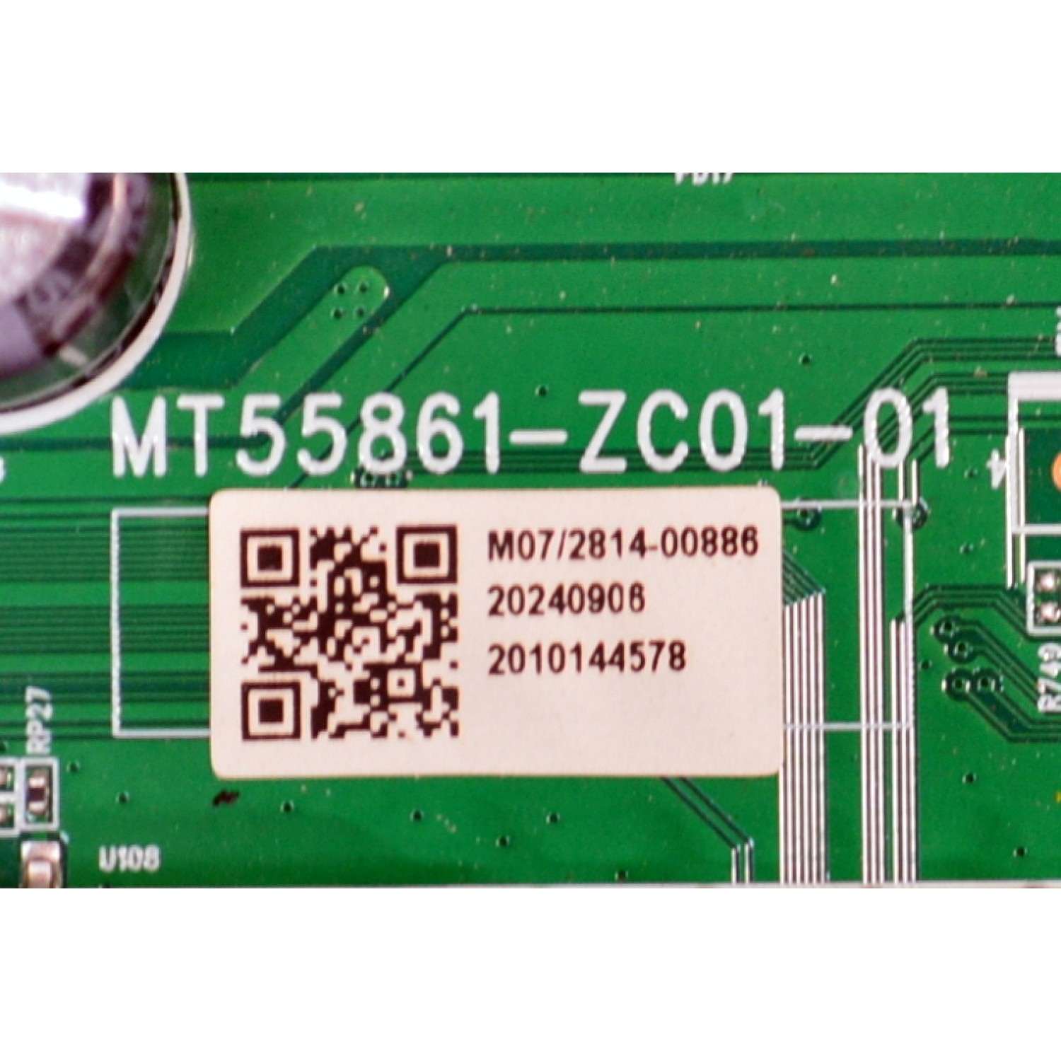 MAIN FUENTE COMBO ORIGINAL PARA TV VIZIO 4K UHD HDR SMARTCAST / NUMERO DE PARTE MT55861-ZC01-01 / 515C55861M07 / M07/2814-00886 / 2010144578 / DISPLAY V500DJ7-QE1 REV.D5 / MODELO V4K50M-0810 / V4K50M-0810 LMTC1T8JA - Imagen 2