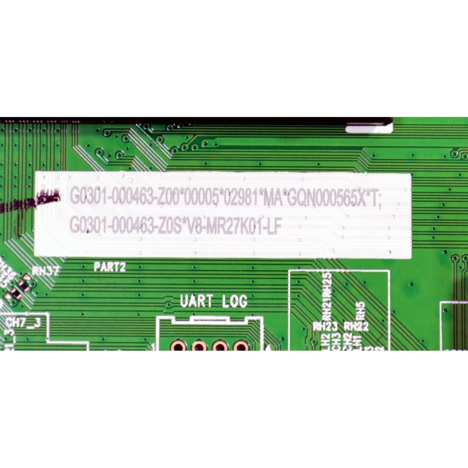 MAIN ORIGINAL PARA TV TCL 4K UHD HDR ROKU TV / NUMERO DE PARTE  G0301-000463 / G0102-000304 / 40-MR27T1-MAC2HG / MR27T1 / G0301-000463-Z00 / G0301-000463-Z0S / V8-MR27K01-LF / PANEL LVU500NDAL / CV500U2-L02 REV:02 / BOARD CV500U2-L02-XR-1 / MODELO 50S451 - Imagen 4