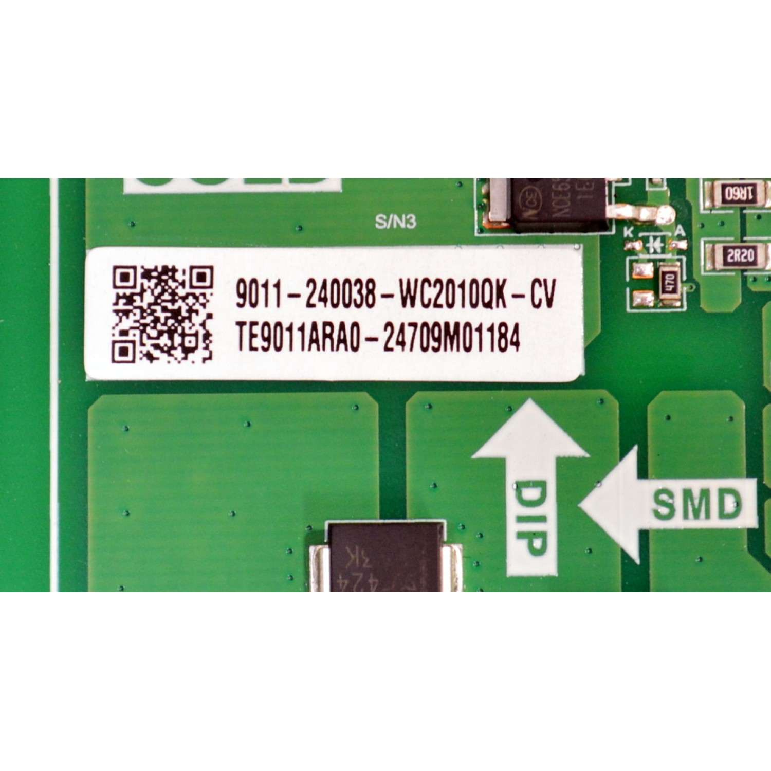 MAIN FUENTE COMBO ORIGINAL PARA TV ELEMENT XUMO TV 4K UHD HDR / NUMERO DE PARTE 9011-240038-WC2010QK / TPD.T962D4.PC761 (T) / CVTE9011ARA0-24709M1184 / M24070033-0A00508 / Q24097-KH / PANEL K430WDJ1 / DISPLAY HV430QUB-F70 / MODELO E550AE43C - Imagen 2
