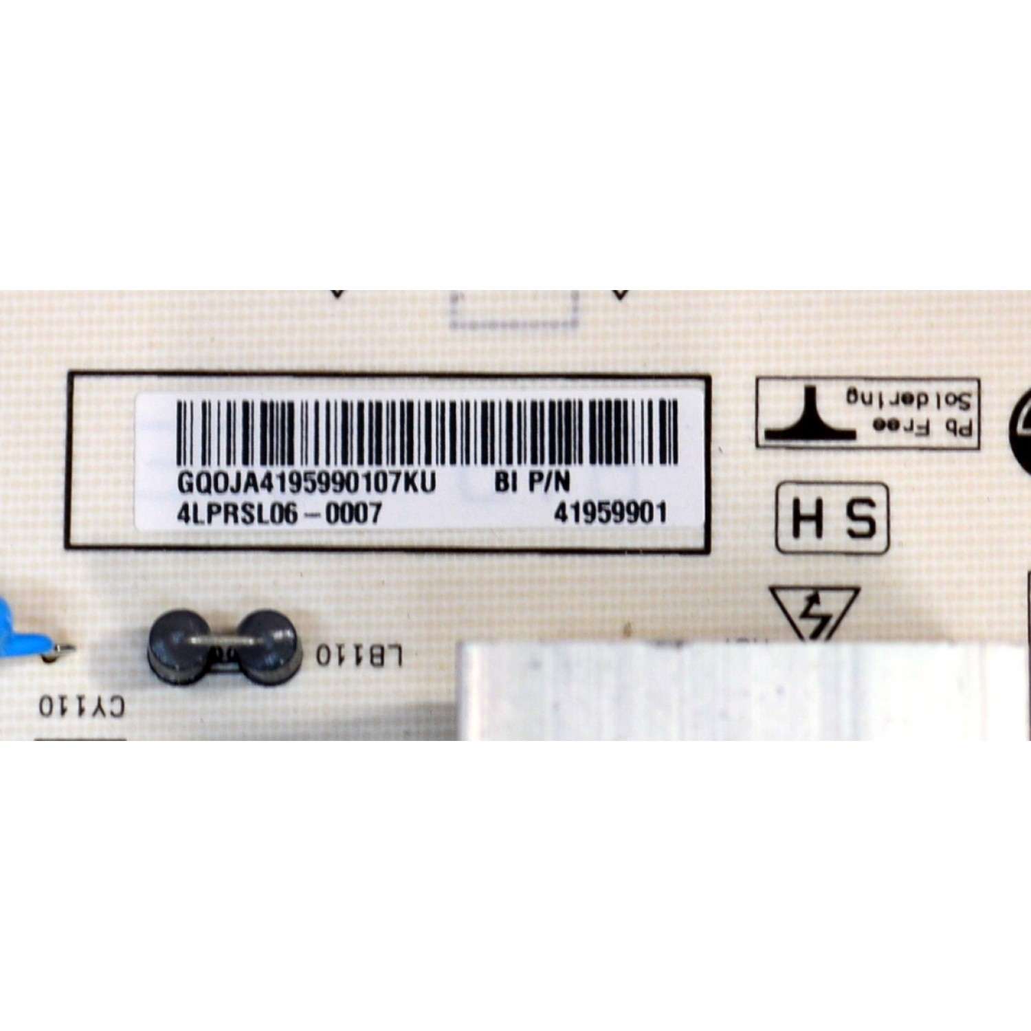 FUENTE DE PODER ORIGINAL PARA TV LG / NUMERO DE PARTE 41959901 / EAX69995203 / EAX69995203(1.0) / LGPS77C3-23OP / MODELO OLED77C4AUA / OLED77C4AUA.DUSQLJR - Imagen 2