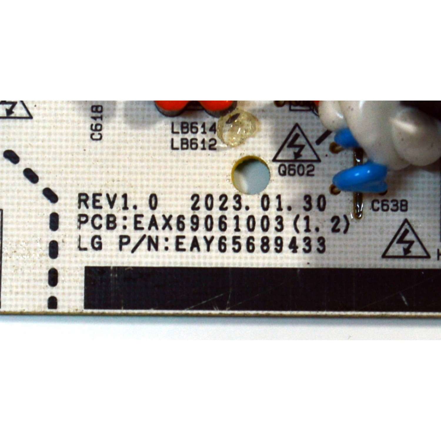 FUENTE DE PODER ORIGINAL PARA TV LG / NUMERO DE PARTE EAY65689433 / EAX69061003 / EAX69061003(1.2) / LGP65CX-20OP / 65689433 / PANEL AC650AQL / MODELO OLED65B4AUA / OLED65B4AUA.DUSQLJR / OLED65B3AUA / OLED65B3AUA.DUSQLJR - Imagen 2