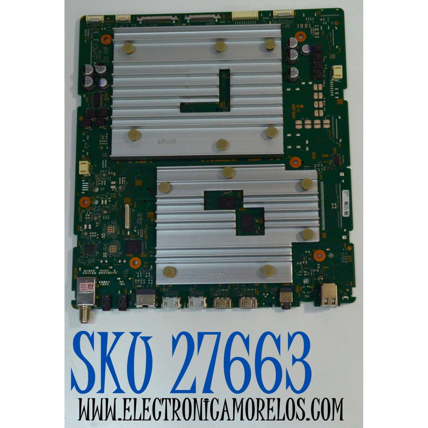 MAIN ORIGINAL PARA TV SONY BRAVIA 4K UHD HDR GOOGLE TV / NUMERO DE PARTE A5067987A 412 / 101898231 / P06211866D / A-5067-987-A 412 / PANEL YDEO065MNS11 / DISPLAY ST6451D07-F V2.1 / MODELO K-65XR70C / K65XR70C