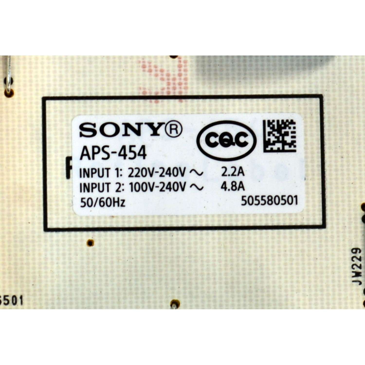 FUENTE DE PODER ORIGINAL PARA TV SONY / NUMERO DE PARTE 101917811 / 101931411 / 101917811-24062004751-A / APS-454 / APS-454 (CH) / PANEL YDEO065MNS11 / DISPLAY ST6451D07-F V2.1 / MODELO K-65XR70C / K65XR70C - Imagen 2