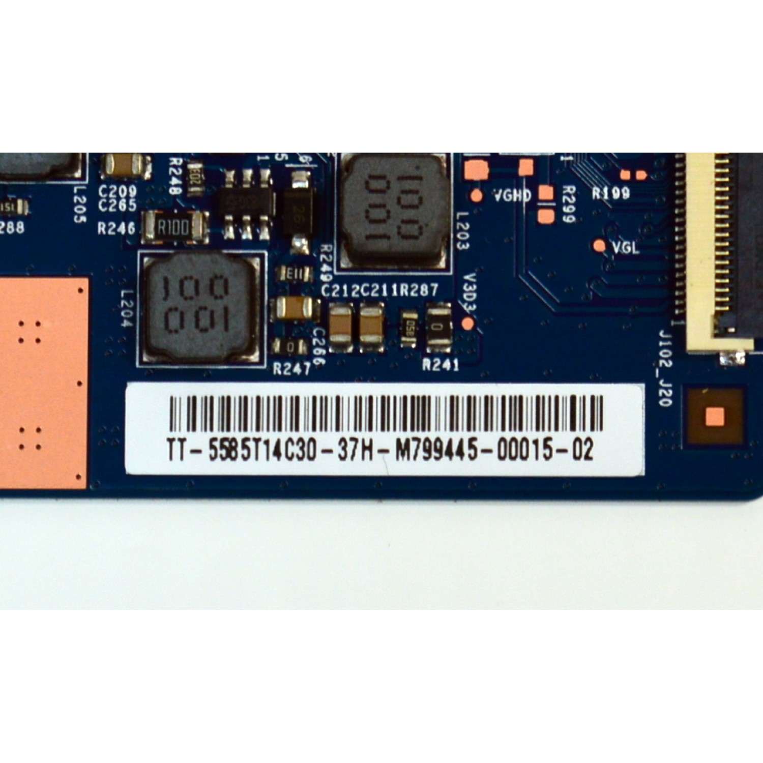 T-CON ORIGINAL PARA TV SONY / NUMERO DE PARTE 5585T14C30 / 85T14 C0P CTRL / 55.85T14.C30 / TT-5585T14C30-37H / PANEL YDDM085DGU11 / DISPLAY T850QVN03.K / MODELO XR-85X90CL / XR85X90CL - Imagen 2