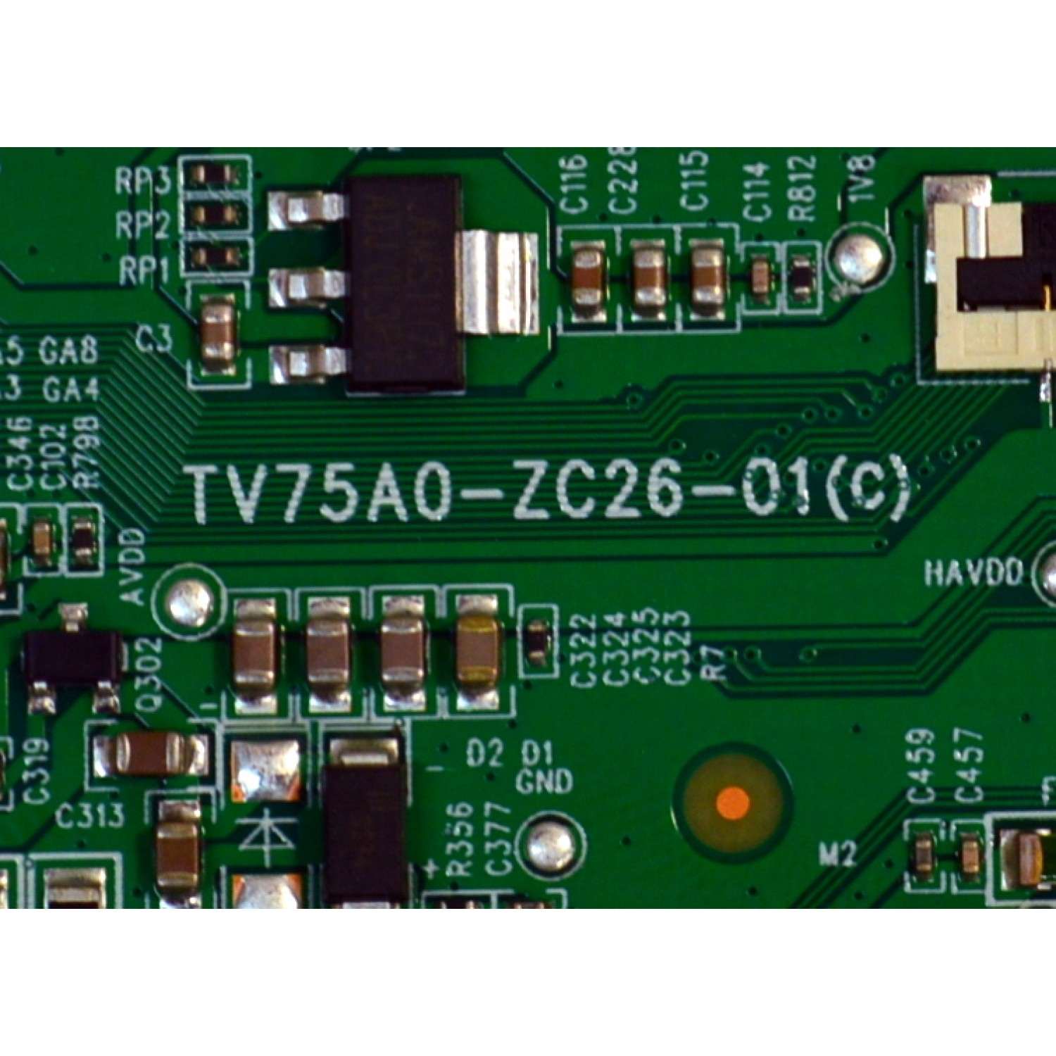 T-CON ORIGINAL PARA TV ONN / NUMERO DE PARTE TV75A0-ZC26-01 / 513C75A0M42 / TV75A0-ZC26-01 (C) / 303C75A0233 / M42/5370-00337 / 2130006804 / PANEL JR745R3HC5K / JR745R3HC5K / BN96-58357A  / MODELO 100044717 75" - Imagen 3
