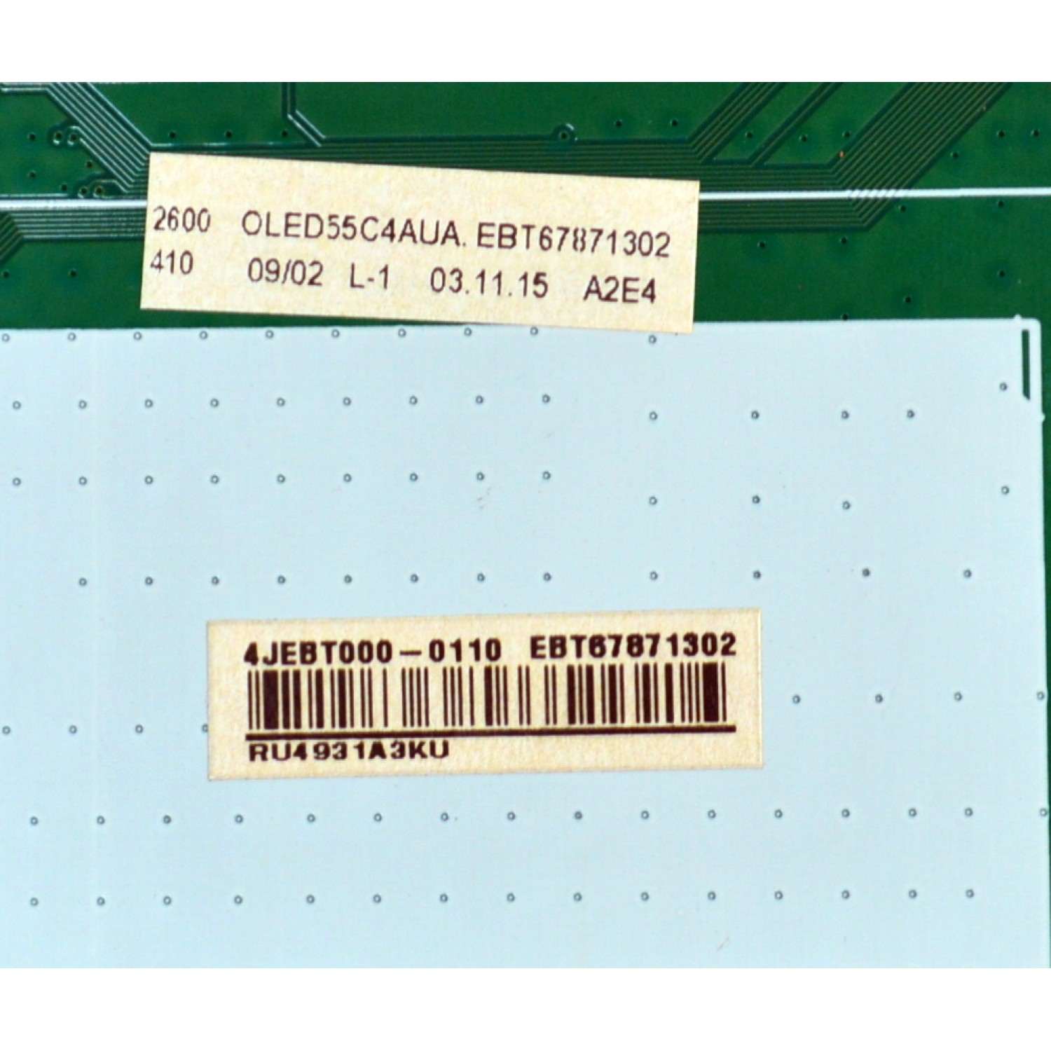 MAIN ORIGINAL PARA TV LG 4K UHD HDR SMART TV / NUMERO DE PARTE EBT67871302 / EAX69982309 / EAX69982309(1.0) / 67871302 / MODELO OLED55C4AUA / OLED55C4AUA.DUSQLJR - Imagen 3