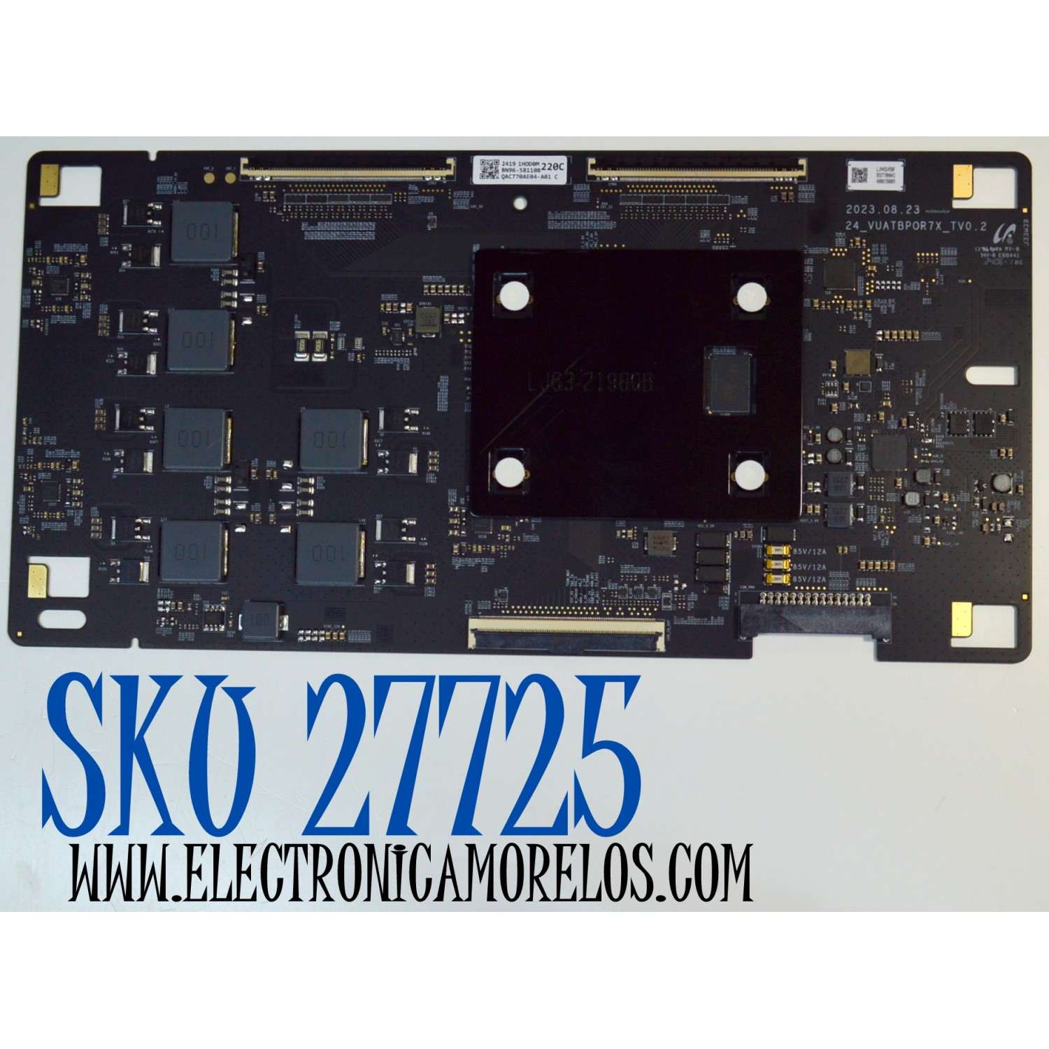T-CON ORIGINAL PARA TV SAMSUNG / NUMERO DE PARTE BN96-58110B / 24_VUTBP0R7X_TV0.2 / LJ9452450F / BS770N043 / 4000150009 / PANEL CY-AD077FLLV2H / MODELO QN77S95DDFXZA FD01 / QN77S95DAFXZA