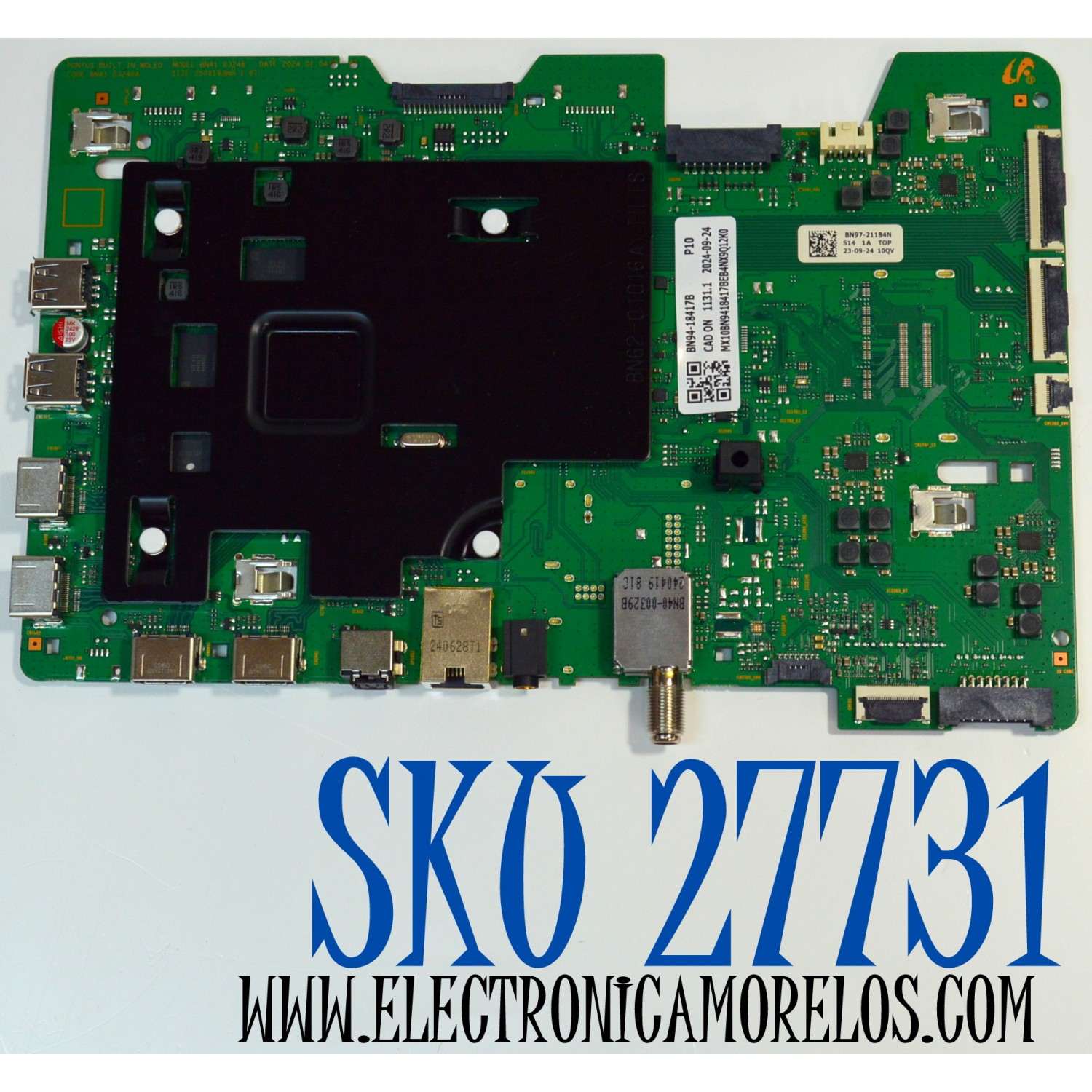 MAIN ORIGINAL PARA TV SAMSUNG 4K UHD HDR SMART TV / NUMERO DE PARTE BN94-18417B / BN41-03246A / BN41-03246 / BN9418417B / BN97-21184N  /MODELO QN83S90DDE