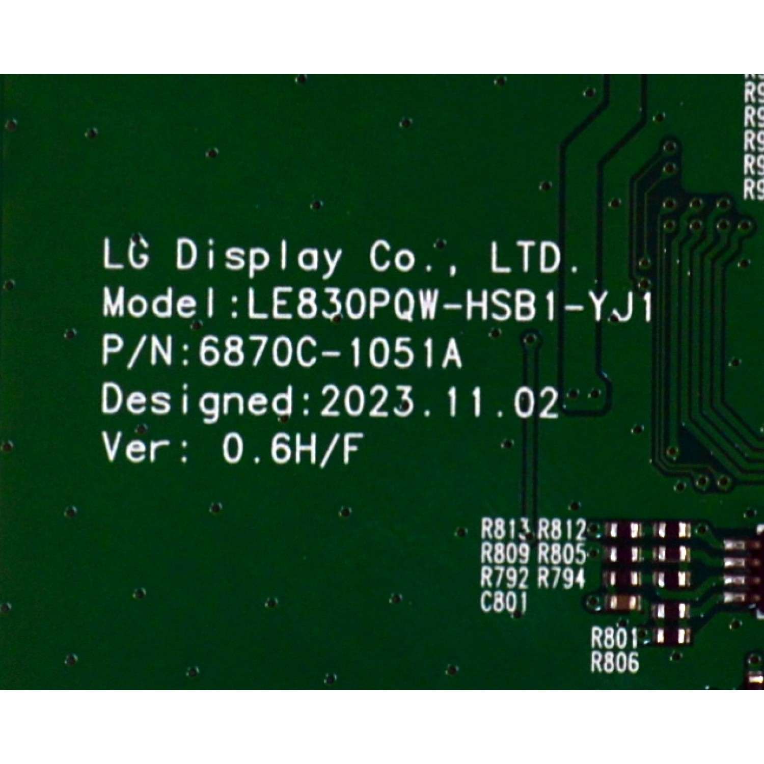 T-CON ORIGINAL PARA TV SAMSUNG / NUMERO DE PARTE 6871L-7727A / 6870C-1051A / LE830PQW-HSB1-YJ1 / LE830PQW (HS)(B3) / 7727A / MODELO QN83S90DDE - Imagen 3