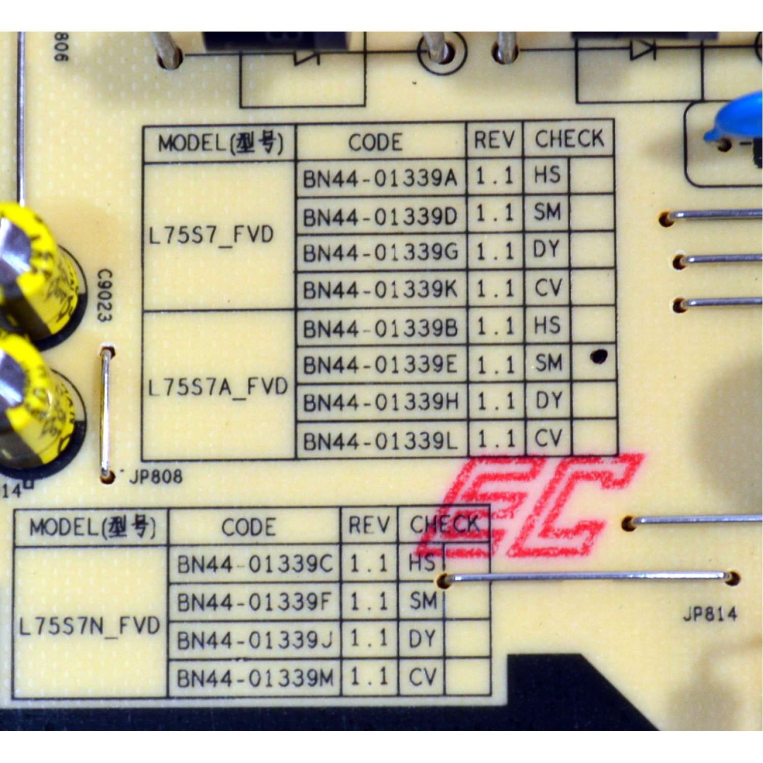 FUENTE DE PODER ORIGINAL PARA TV SAMSUNG / NUMERO DE PARTE BN44-01339E / L75S7A_FVD / BN4401339E / PANEL CY-BF075HGHV8H / DISPLAY ST7461D03-9 V2.1 / MODELO UN75U8000FDXZA / UN75U8000FDXZA CB01 - Imagen 2