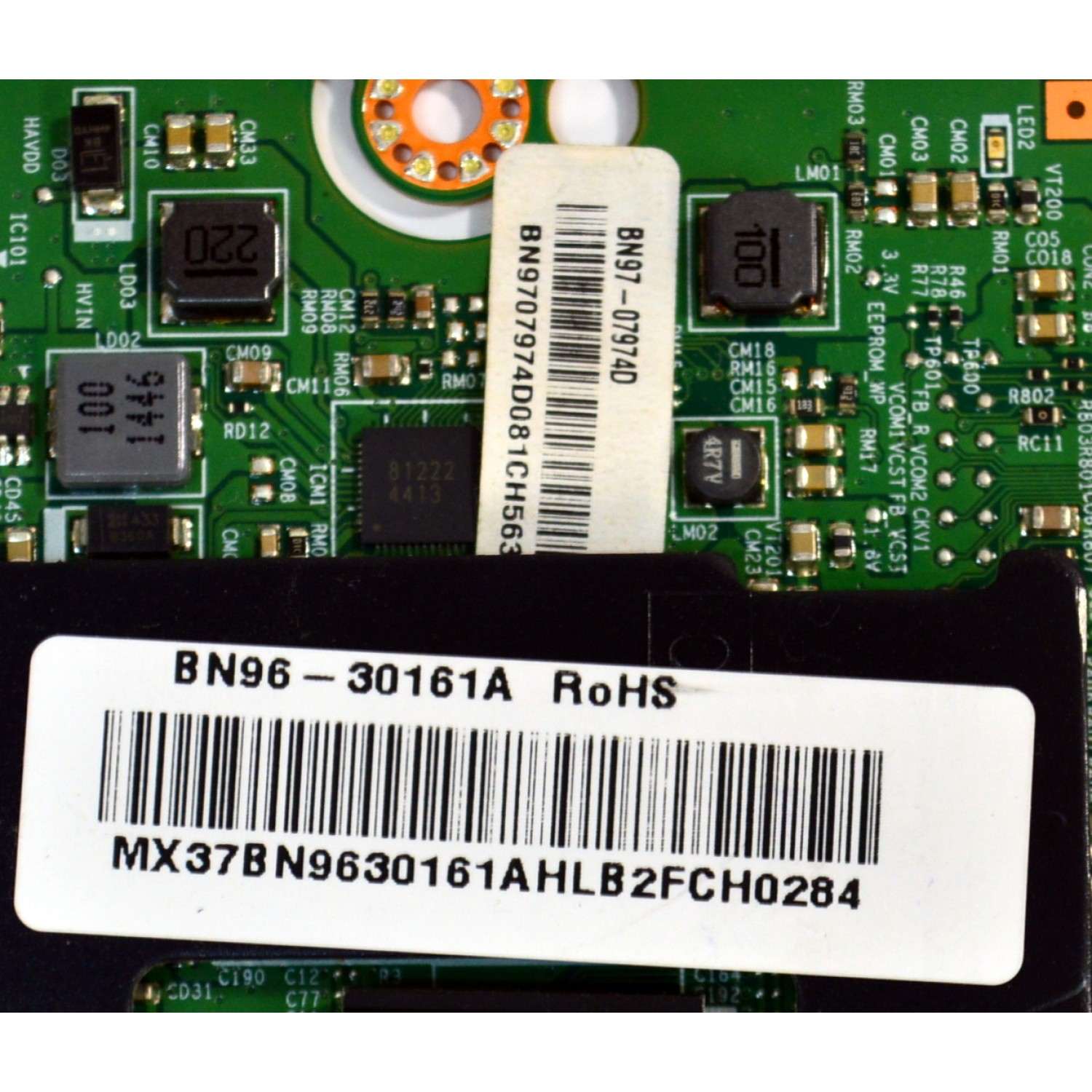 T-CON ORIGINAL PARA TV SAMSUNG / NUMERO DE PARTE BN96-30161A / BN41-02110A / BN41-02110 / BN97-07974D / BN9630161A / PANEL CY-GH048CSLV1H / DISPLAY LSF480HJ01-G01 / MODELO UN48H6350AFXZA / UN48H6350AFXZA TS01 - Imagen 2
