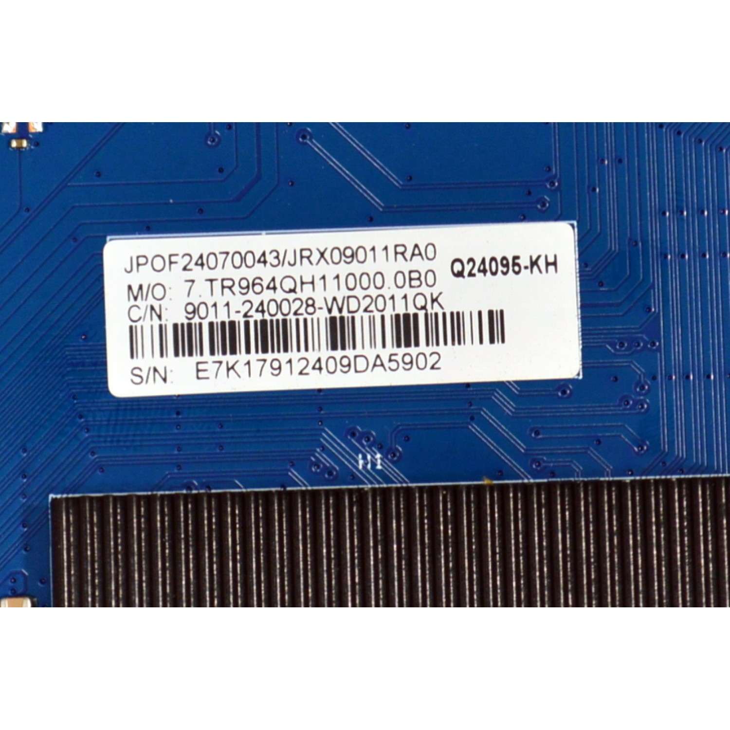 MAIN ORIGINAL PARA TV ONN ROKU 4K UHD HDR / NUMERO DE PARTE 9011-240028-WD2011QK / CVR964_QH / Q24095-KH / JRX09011RA0 / 2491102084 / JPOF24070043 / PANEL K500WDGF / DISPLAY ST4951D02-1 VER.2.1 / MODELO 100012585 50" - Imagen 4