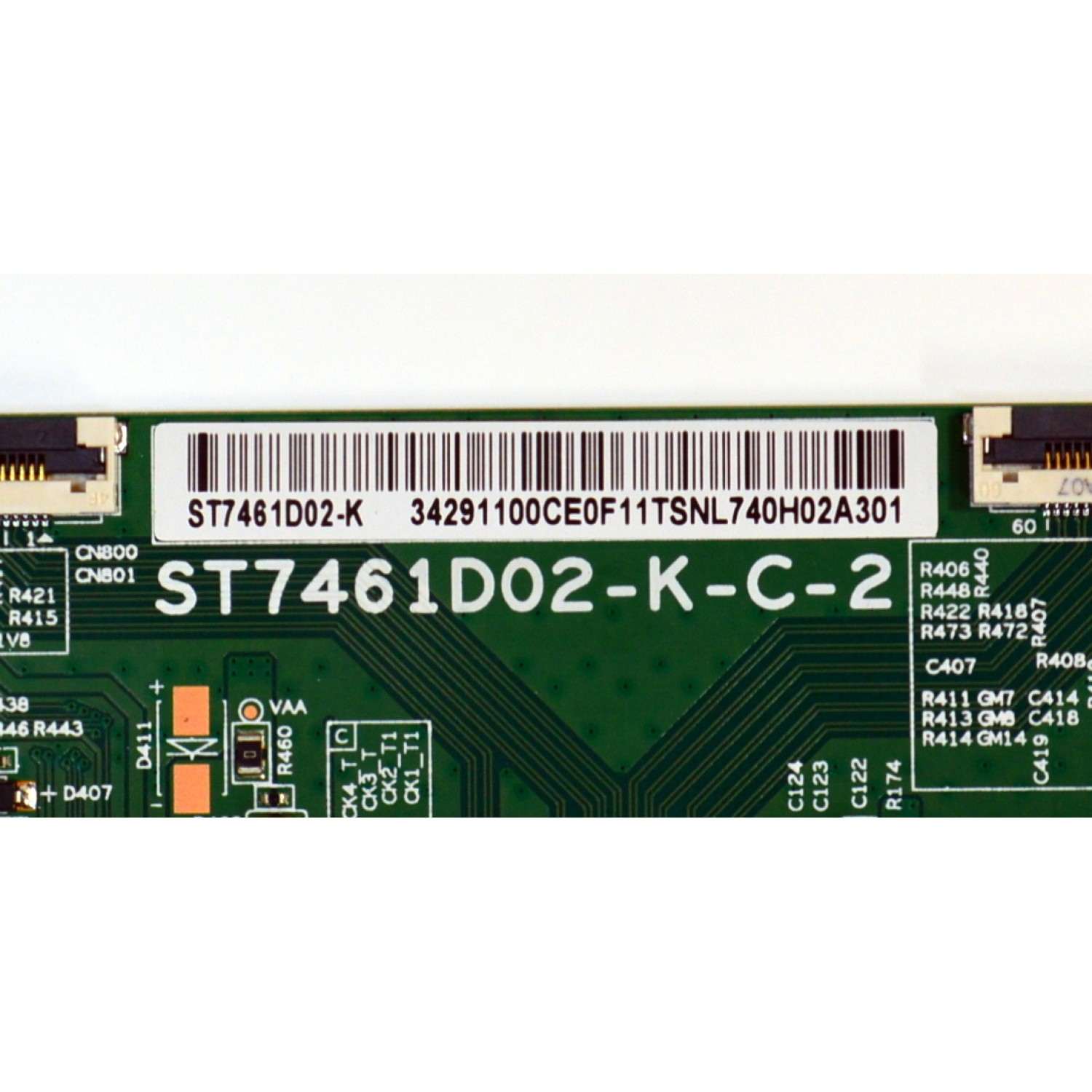 T-CON ORIGINAL PARA TV SONY / NUMERO DE PARTE 34291100CE / ST7461D02-K-C-2 / ST7461D02-K / 34291100CE0F11 / PANEL YDCS075MES02 / DISPLAY ST7461D02-K VER.2.1 / MODELO XR-75X93L / XR75X93L - Imagen 2