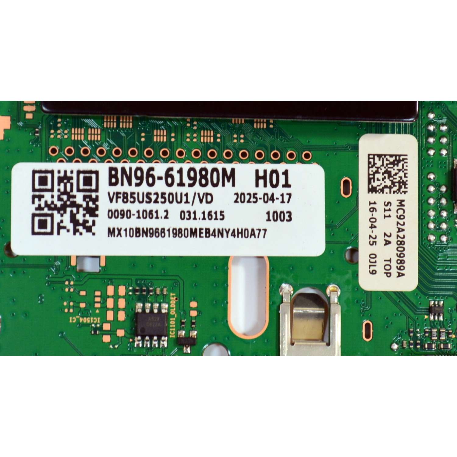 MAIN ORIGINAL PARA TV SAMSUNG 4K UHD HDR / NUMERO DE PARTE BN96-61980M / BN41-03350A / BN41-03350 / KANT_SU2E_FU8 / BN9661980M  / PANEL CY-BF085HGNV3H / DISPLAY V850DJ2-Q01 / BN96-59943A / MODELO UN85U8000FBXZA / UN85U8000FBXZA DB03 - Imagen 2