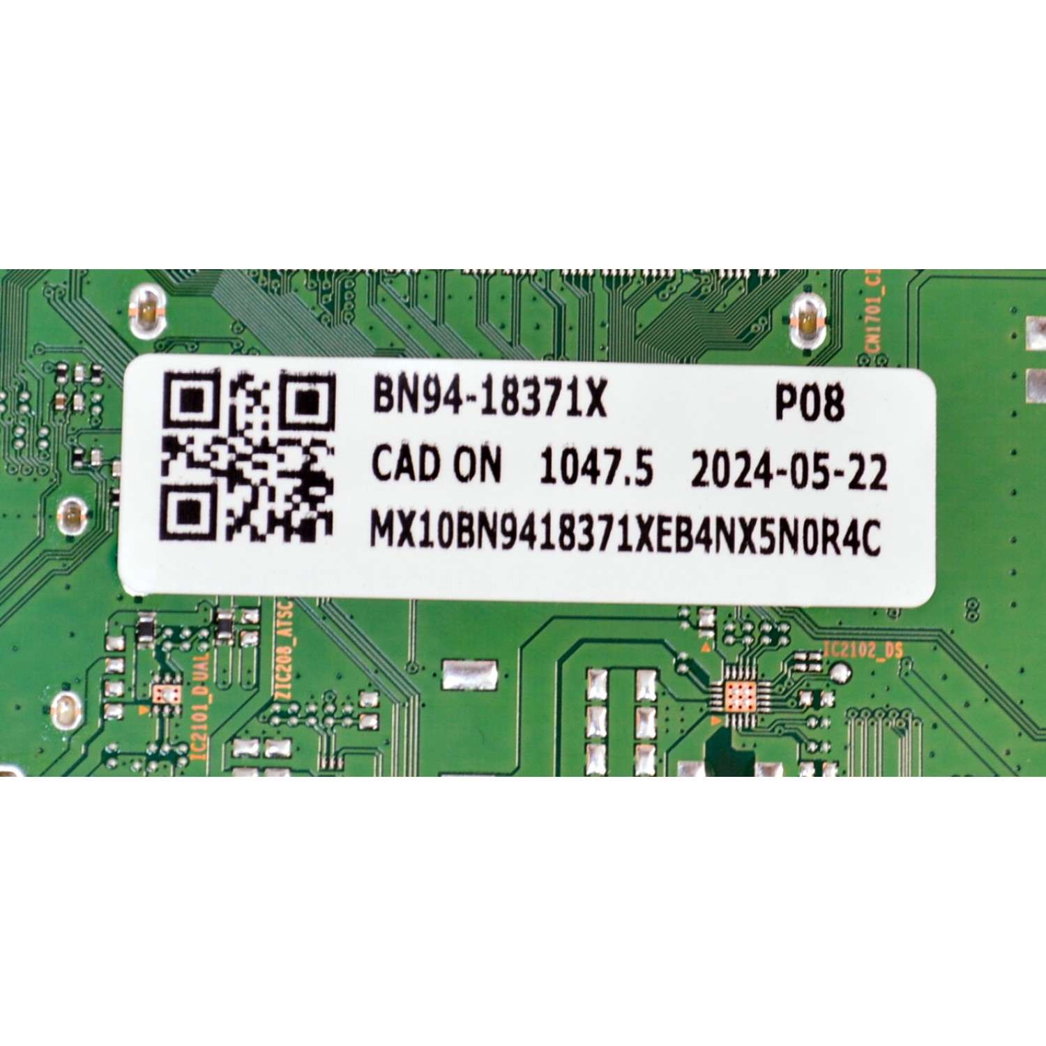 MAIN ORIGINAL PARA TV SAMSUNG / NUMERO DE PARTE BN94-18371X / BN41-03176A / BN41-03176 / BN9418371X / PANEL CY-QD085FGHV1H / DISPLAY ST8461D03-1 V2.1 / MODELO QN85Q72DDFXZA / QN85Q72DDFXZA CA01 - Imagen 4
